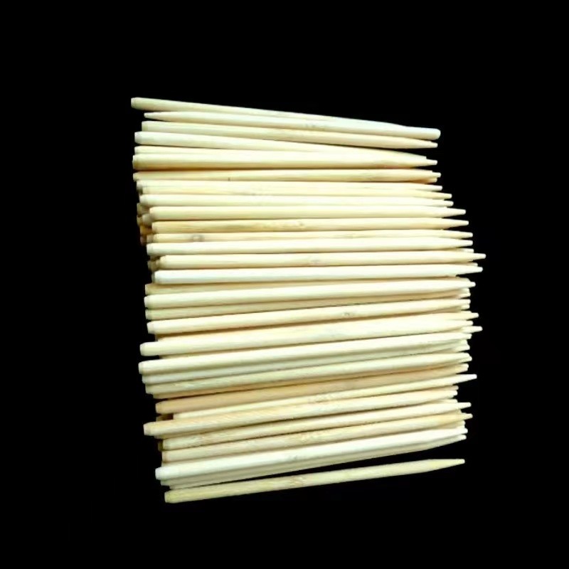 Green flat bamboo skewer 9/10/12/15/18/20/25/30/35mm