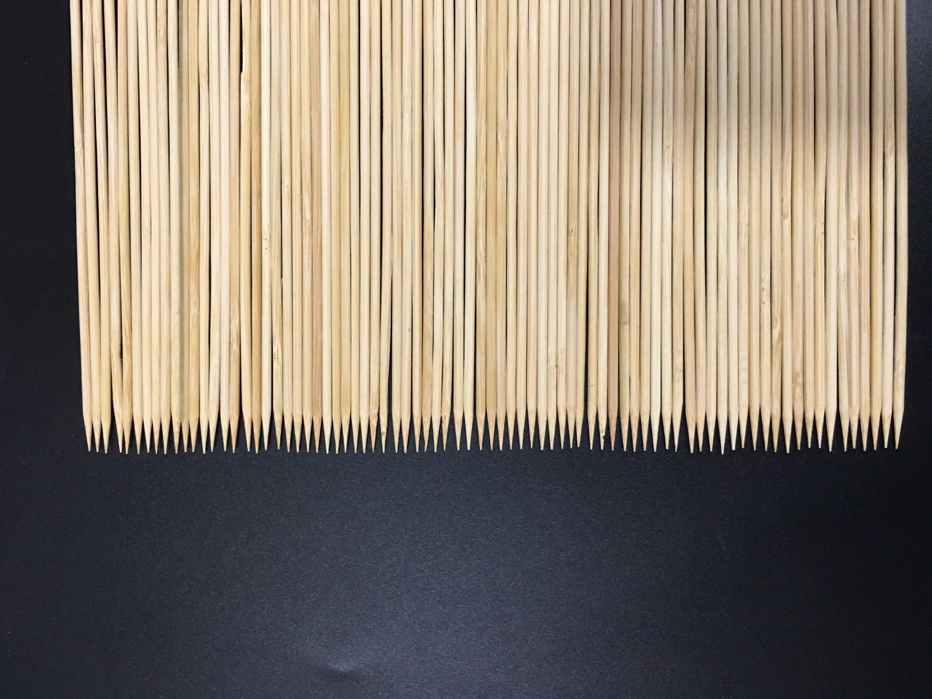 Bamboo skewer 2.0*150/200/250/300/350/400/600mm 