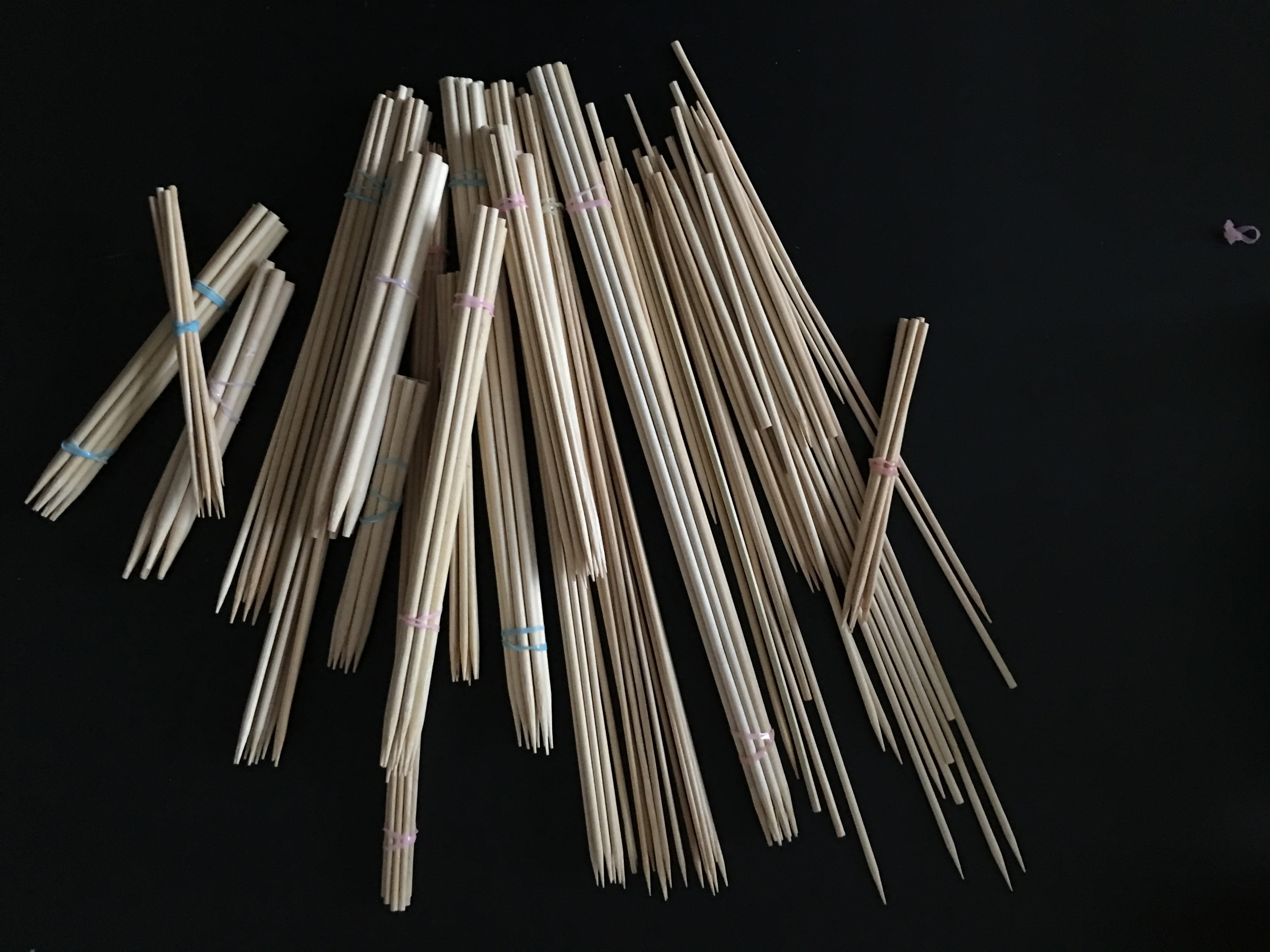 Bamboo skewer 2.0*150/200/250/300/350/400/600mm 