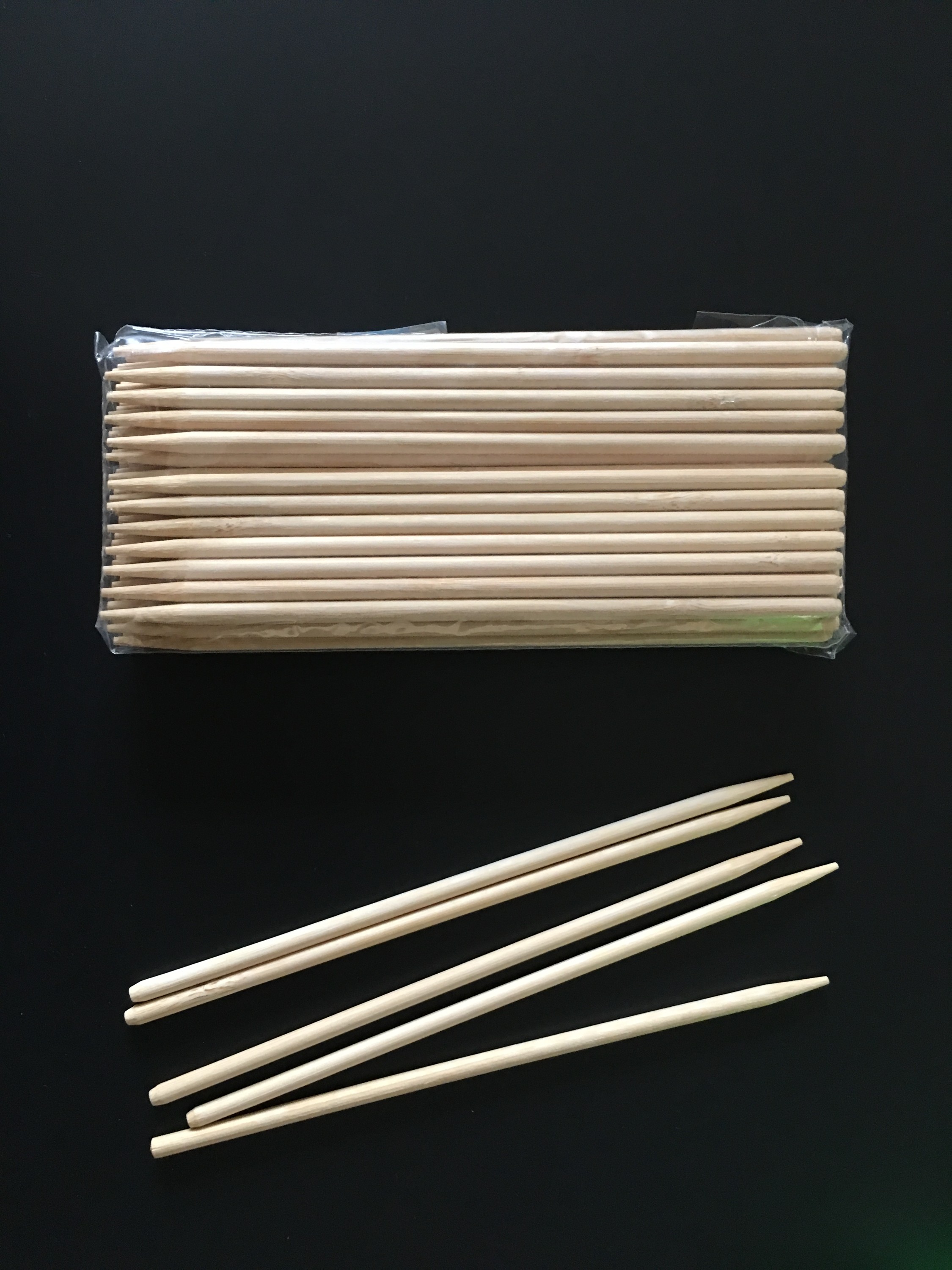 Bamboo skewer 5.0*150/200/250/300/350/400/600mm 