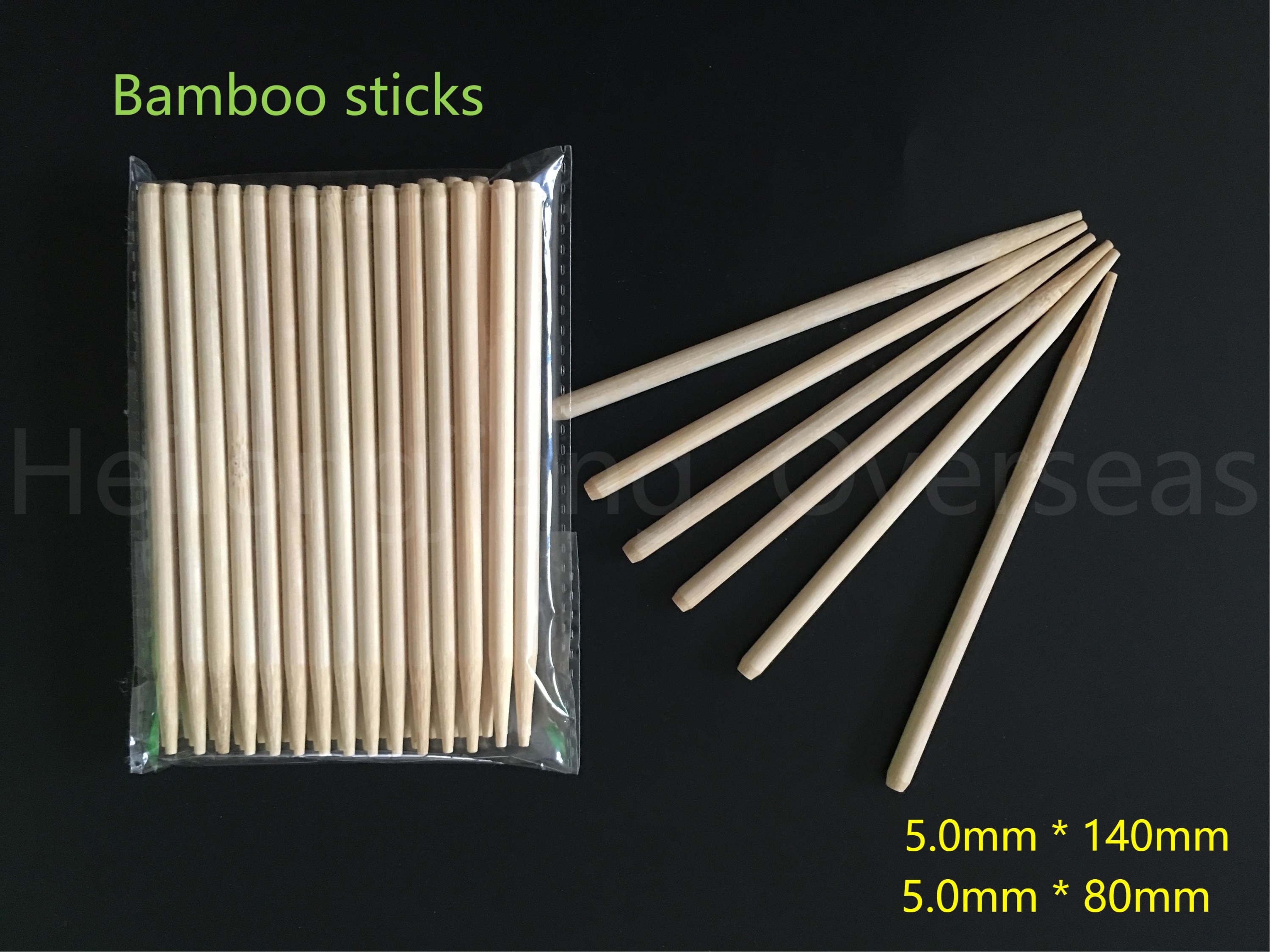 Bamboo skewer 5.0*150/200/250/300/350/400/600mm 