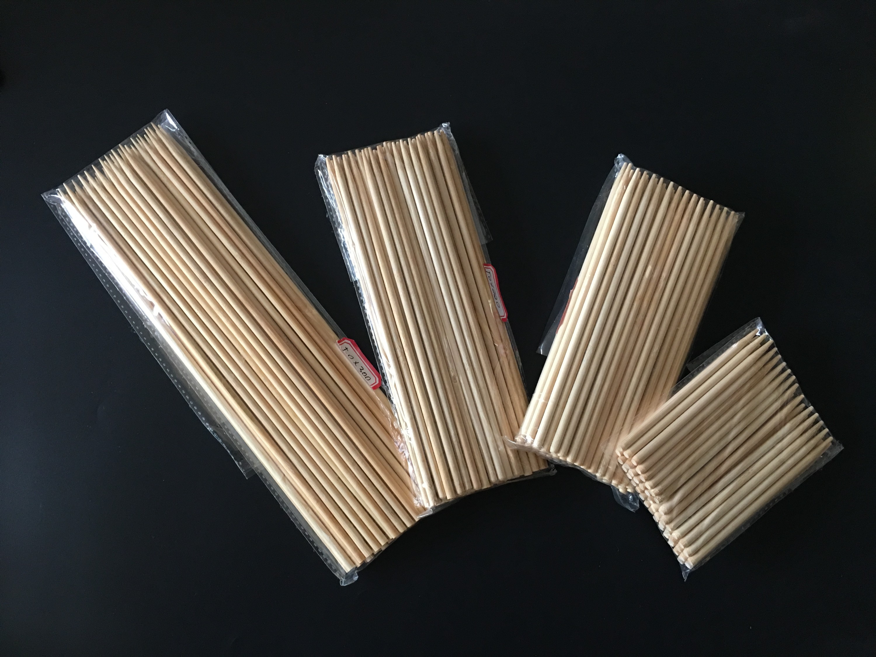 Bamboo skewer 2.5*150/200/250/300/350/400/600