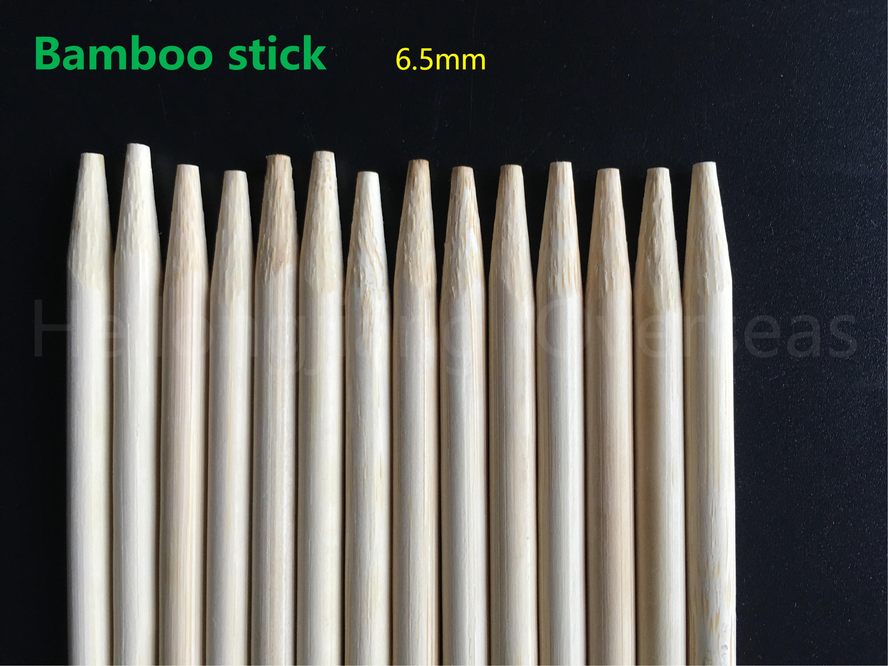 Bamboo skewer 6.5*150/200/250/300/350/400/600mm 