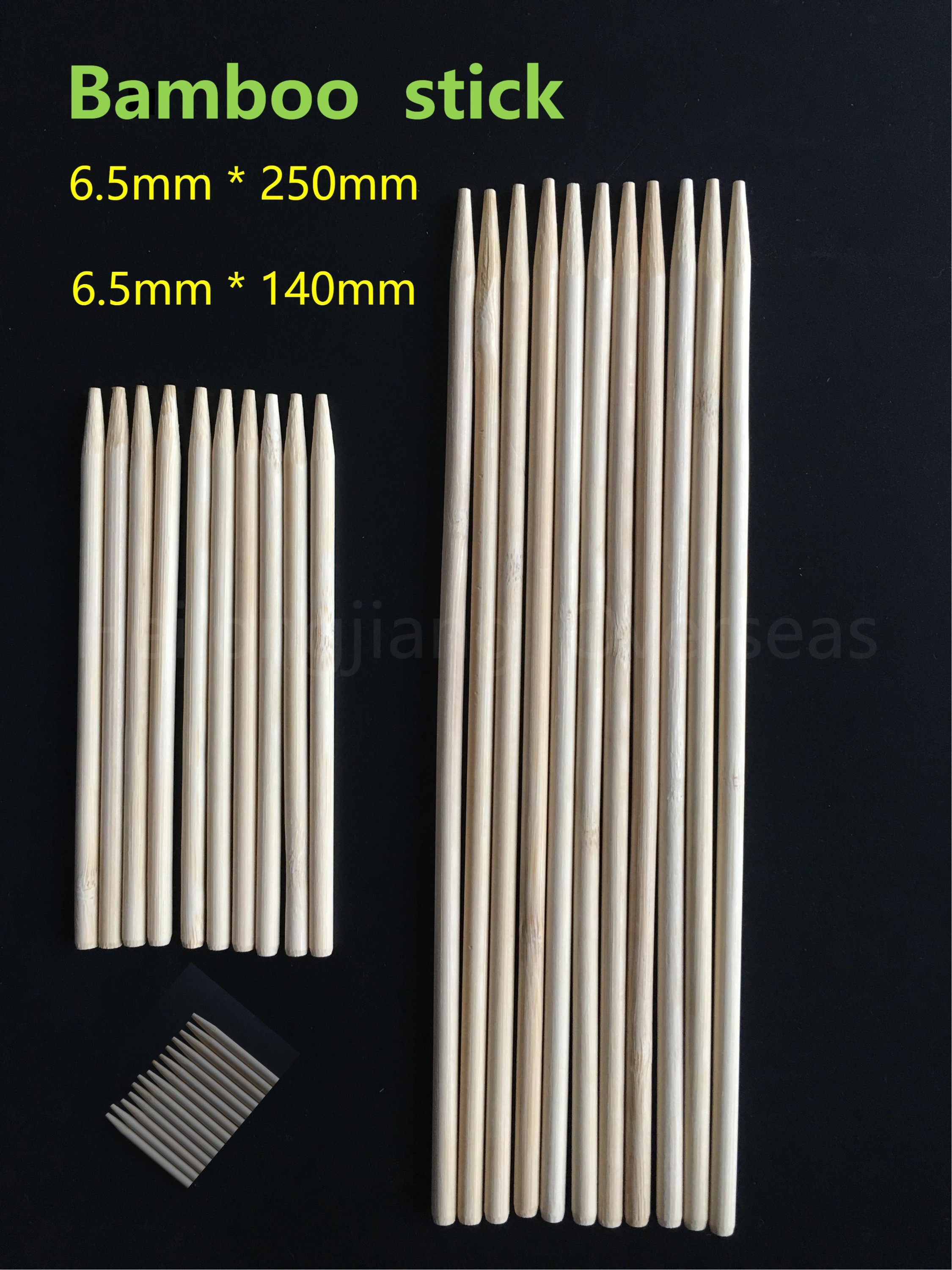 Bamboo skewer 6.5*150/200/250/300/350/400/600mm 