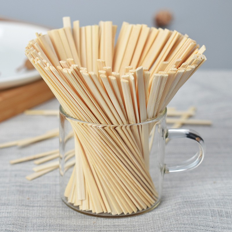 110*4.5*1.3mm square end bamboo coffee stirrer