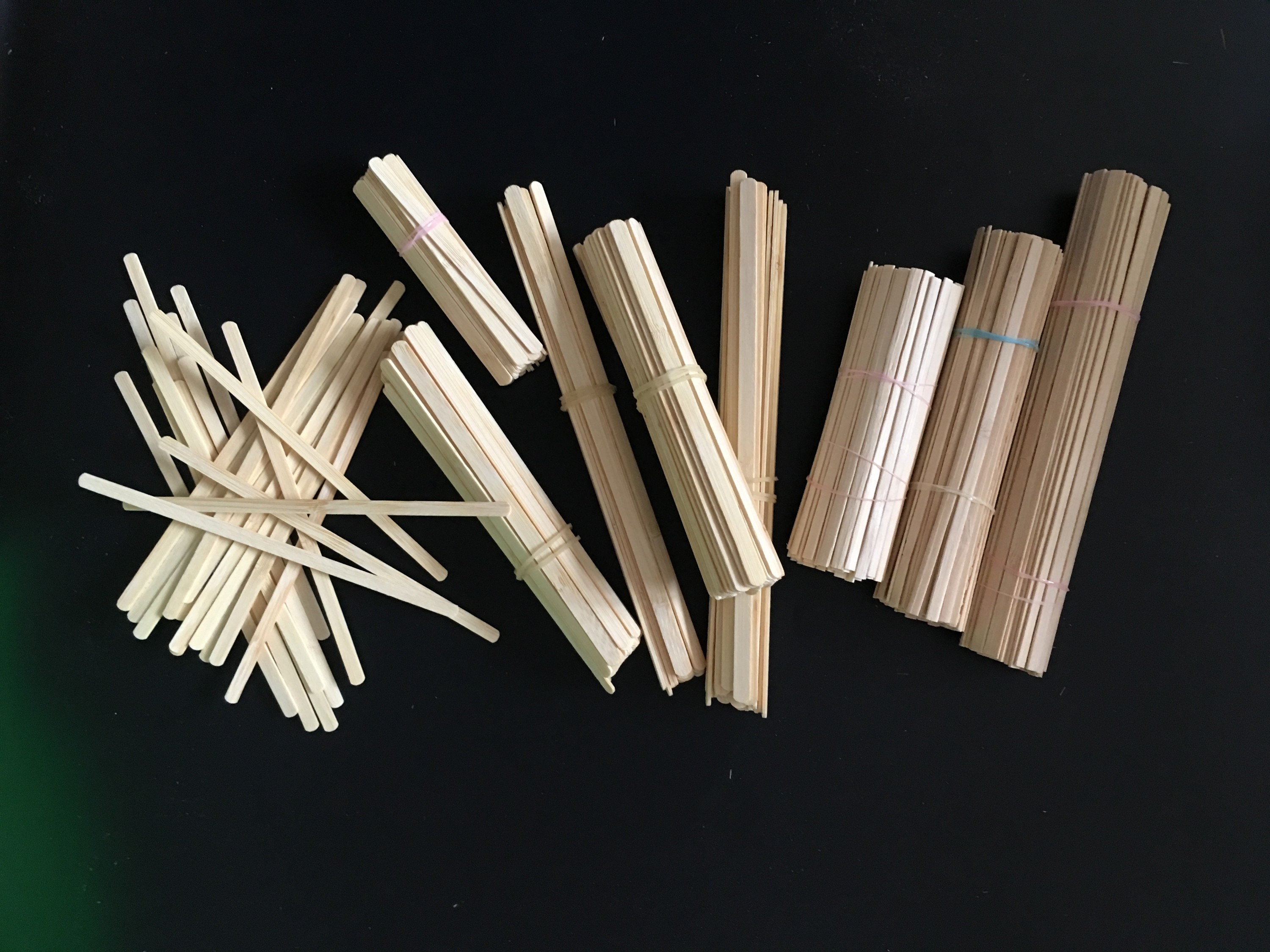 178*5*1.5mm square end bamboo stirrer