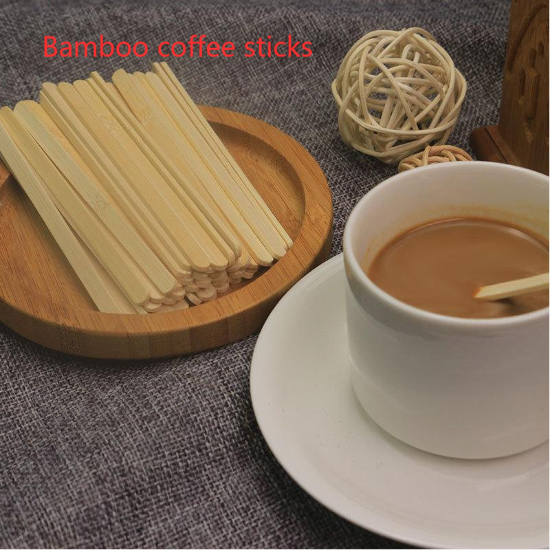110*4.5*1.3mm round end bamboo coffee stirrer
