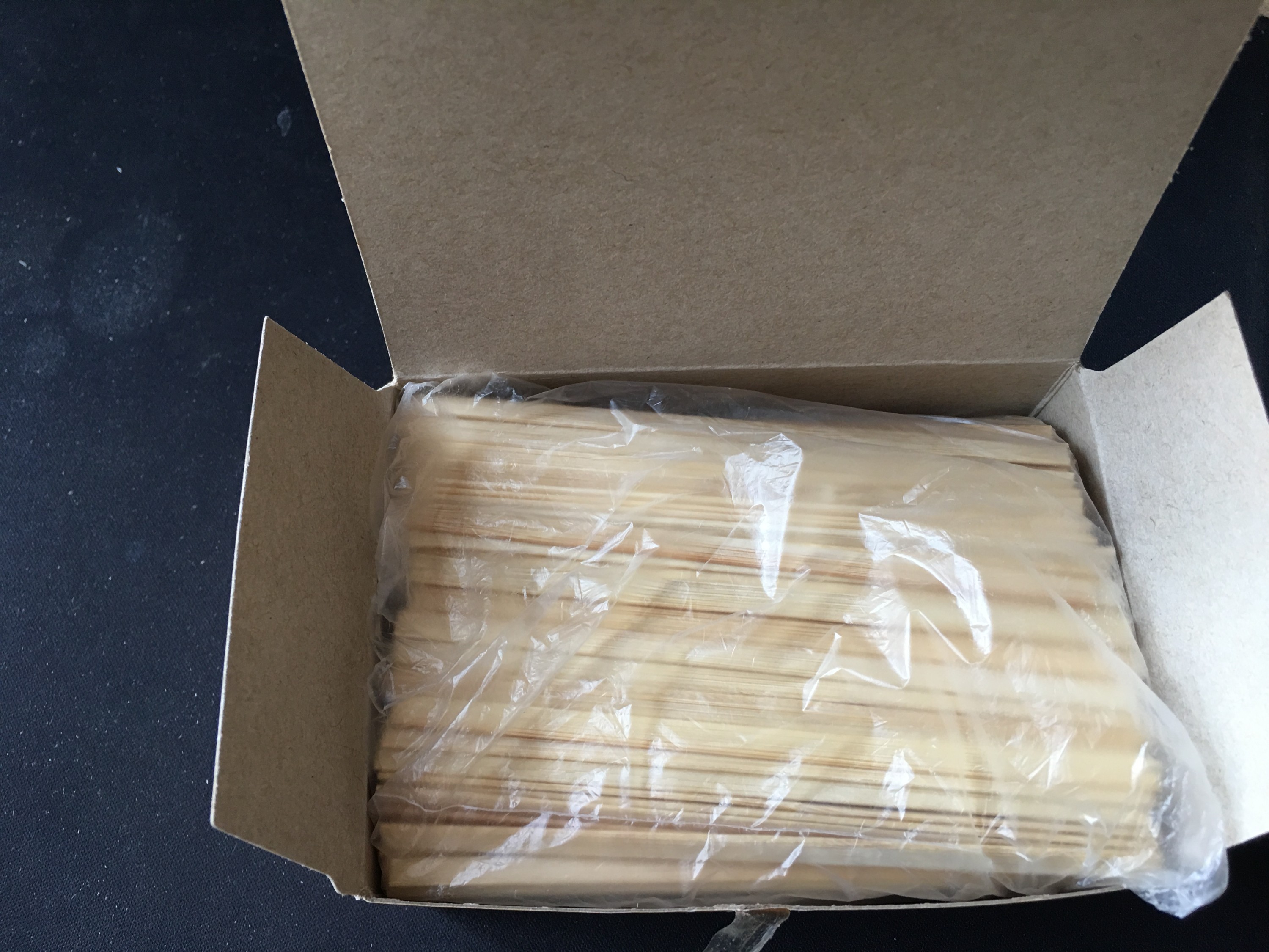 140*4.5*1.3mm square end bamboo stirrer