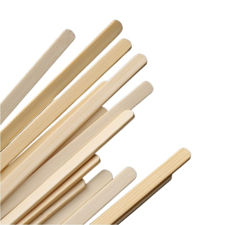 140*4.5*1.3mm round end bamboo coffee stirrer