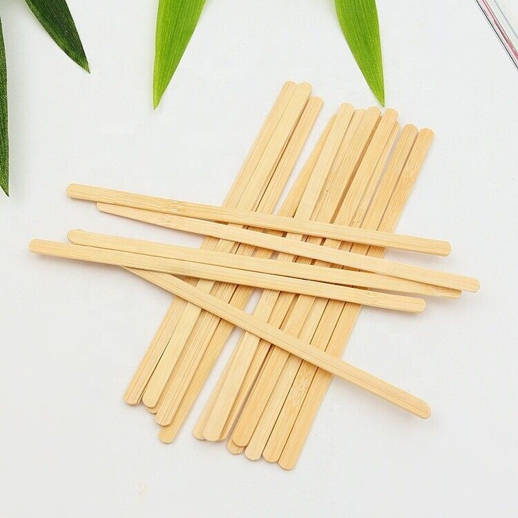 140*4.5*1.3mm round end bamboo coffee stirrer