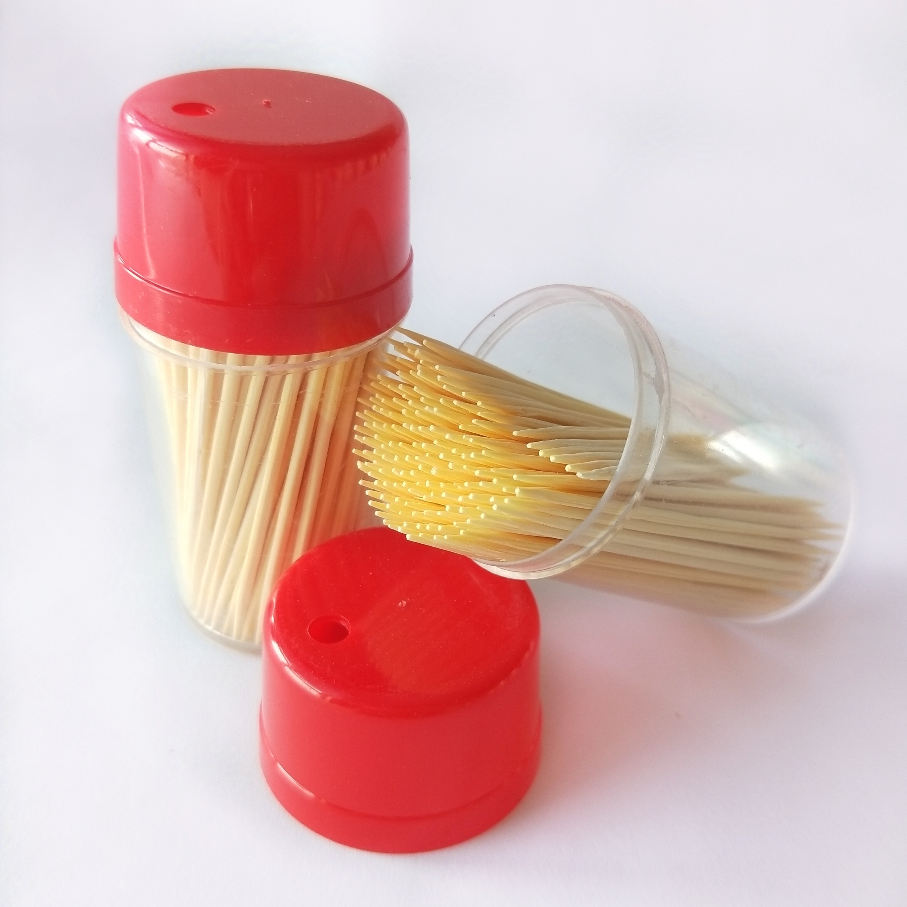 2.0*65mm bamboo toothpicks with box packing
