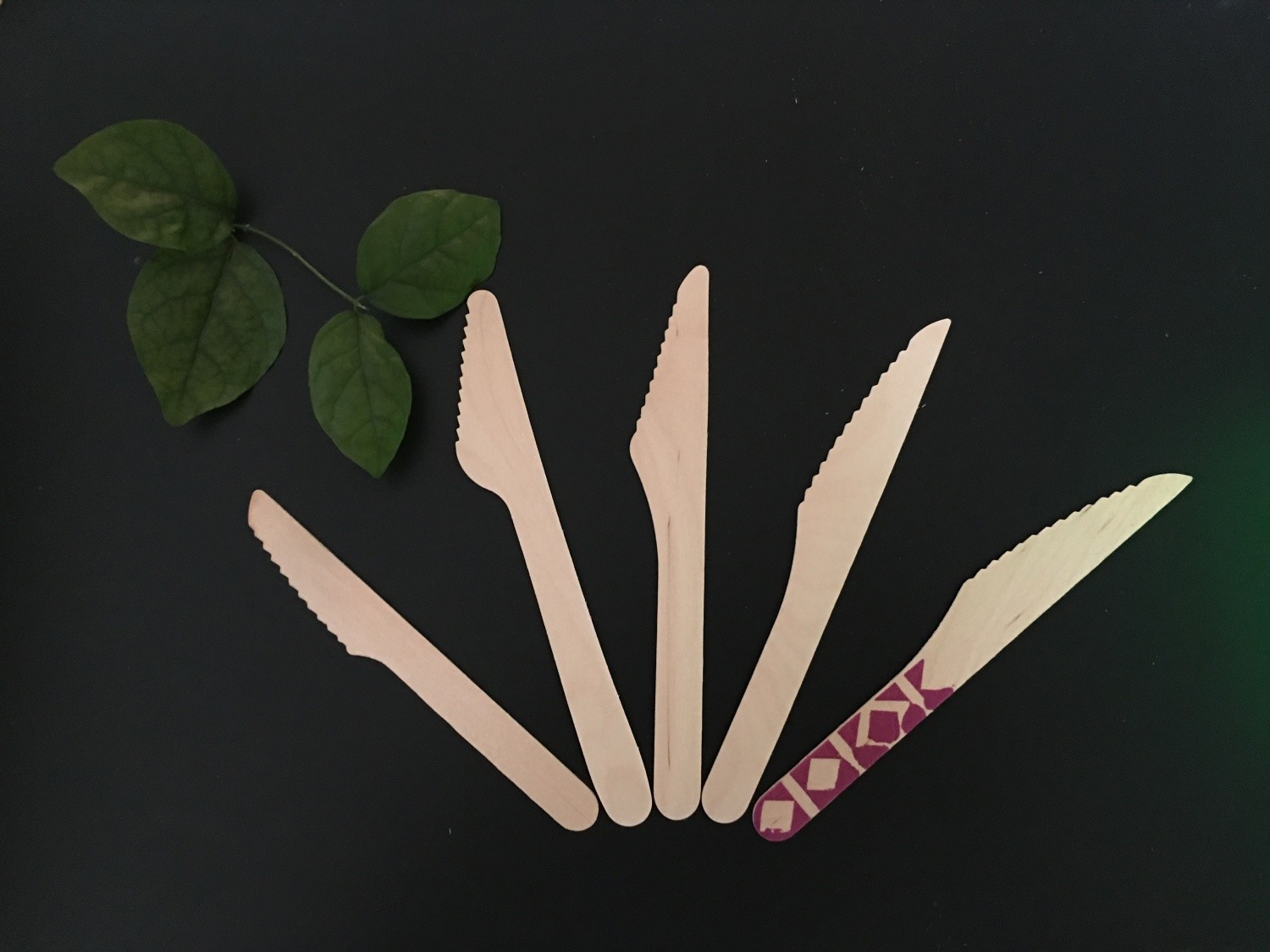 140mm wooden knife
