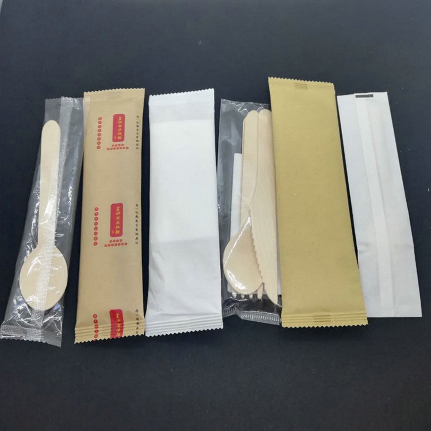 Wooden cutlery sets