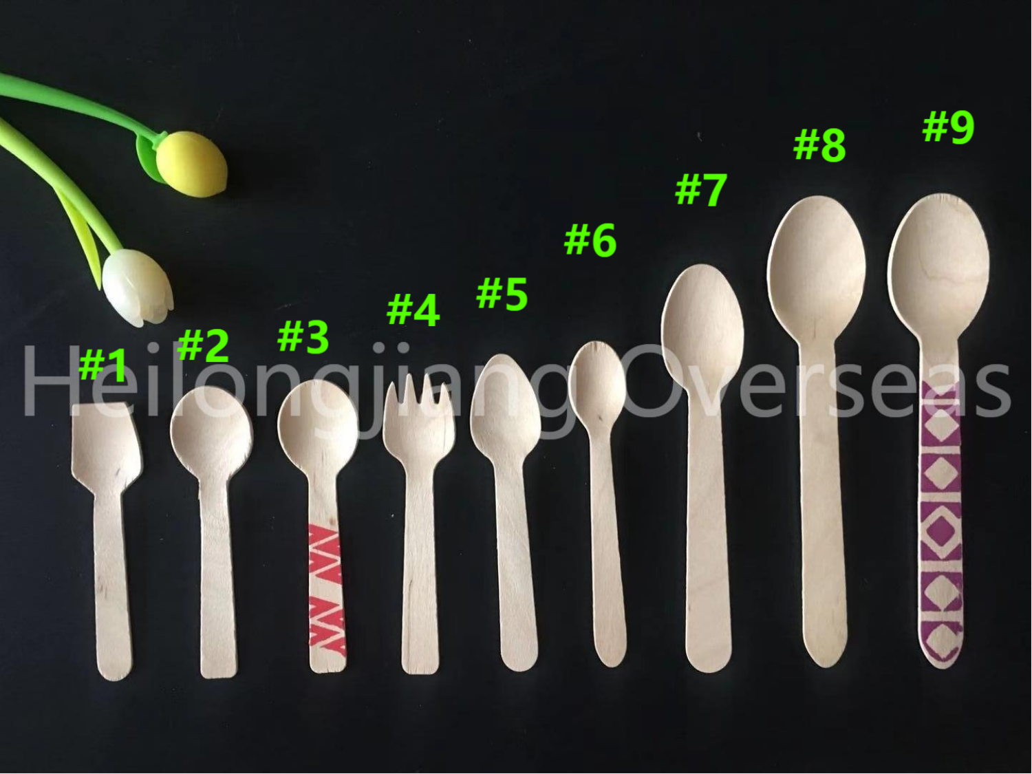 100mm wooden spoon
