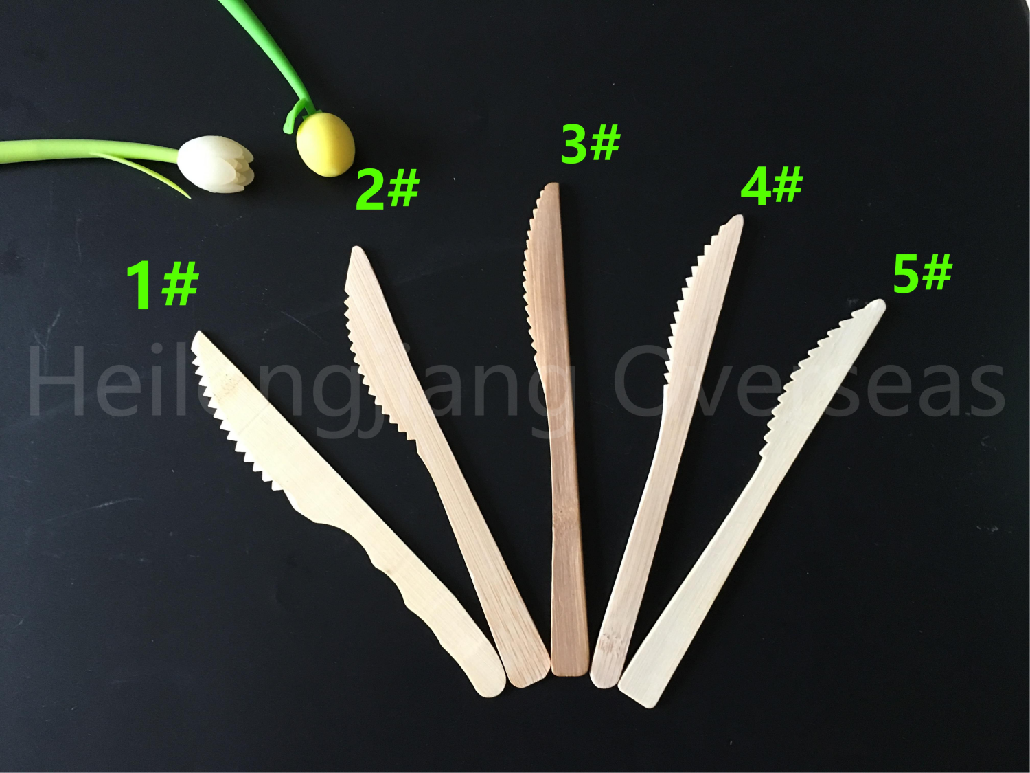 170mm bamboo knife