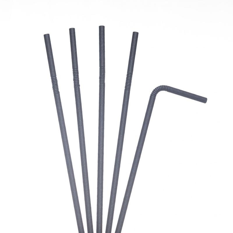 6.0*145/197/210/220/240/250 mm bent paper straw