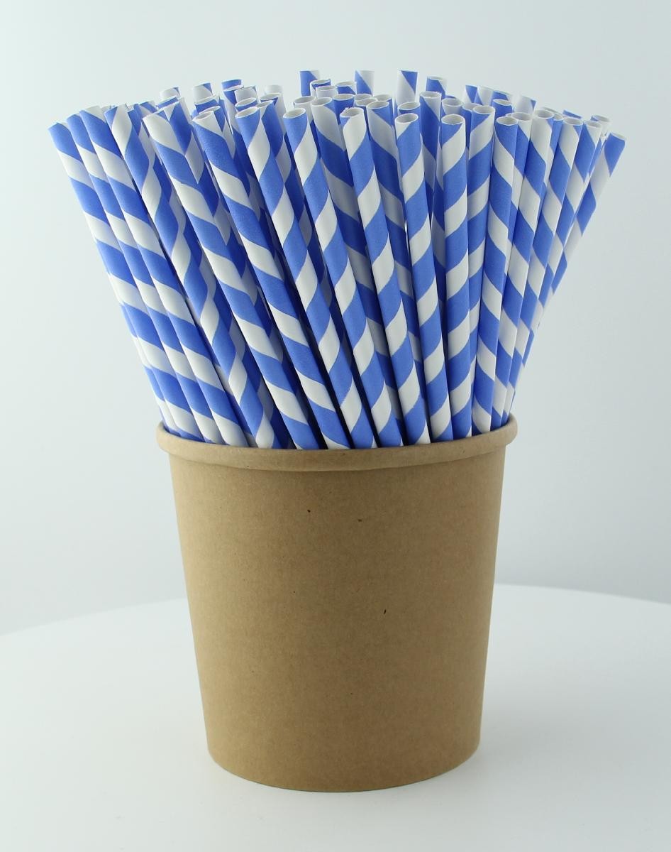 10.0*145/197/210/220/240/250 mm striped paper straw