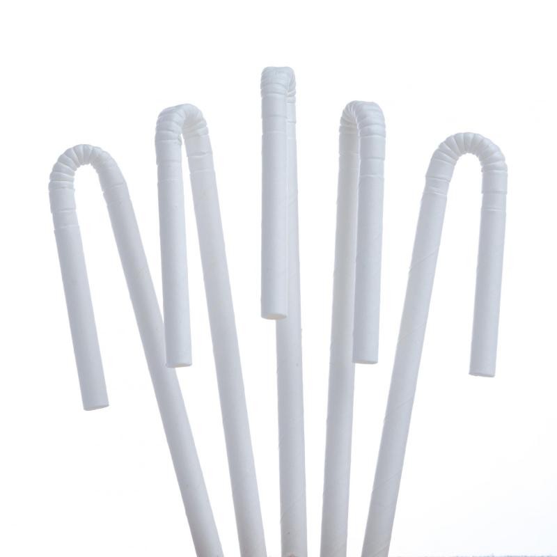 6.0*145/197/210/220/240/250 mm bent paper straw