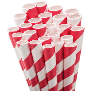 8.0*145/197/210/220/240/250 mm striped paper straw