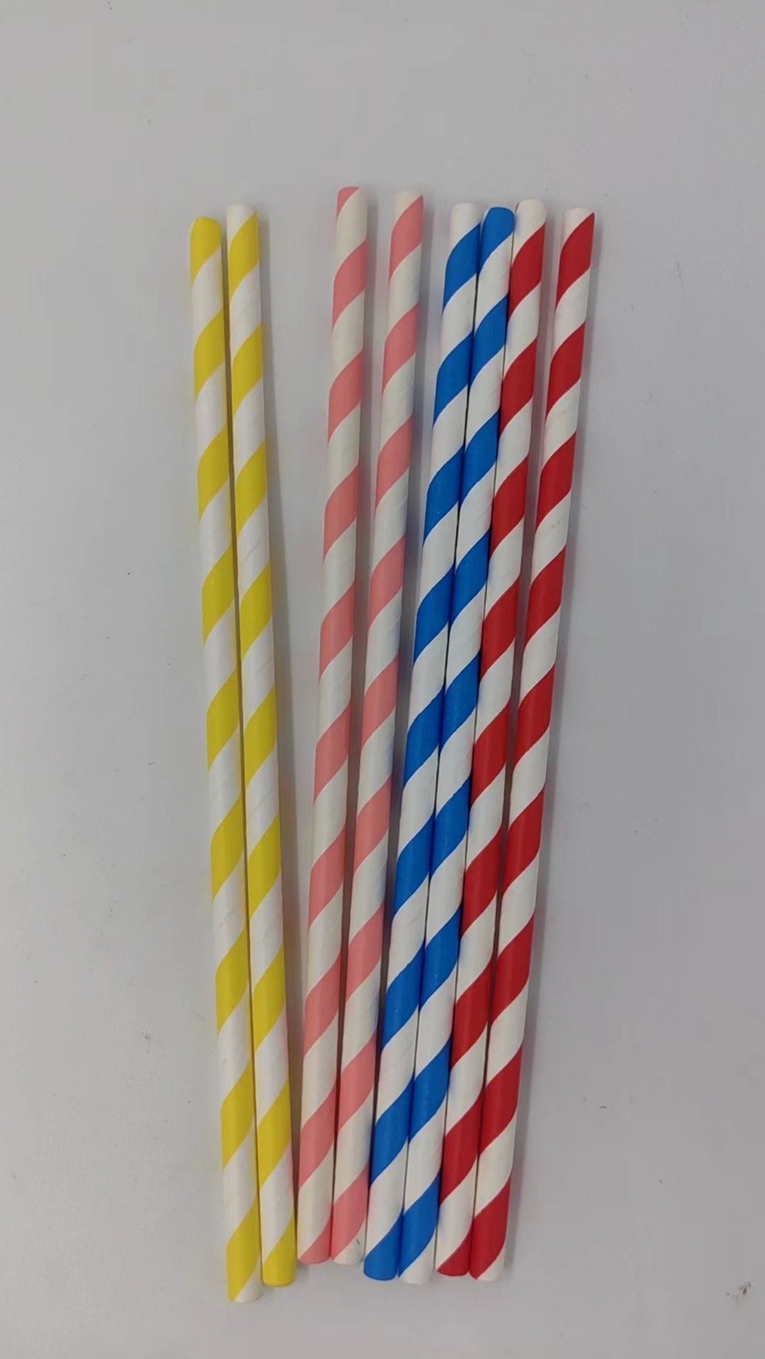 10.0*145/197/210/220/240/250 mm striped paper straw