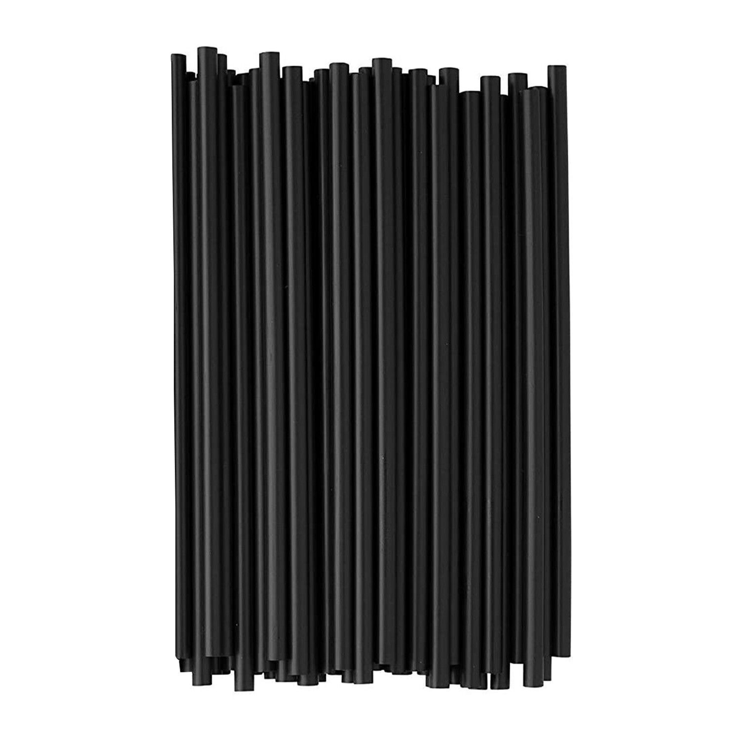 6.0*145/197/210/220/240/250 mm black color paper straw