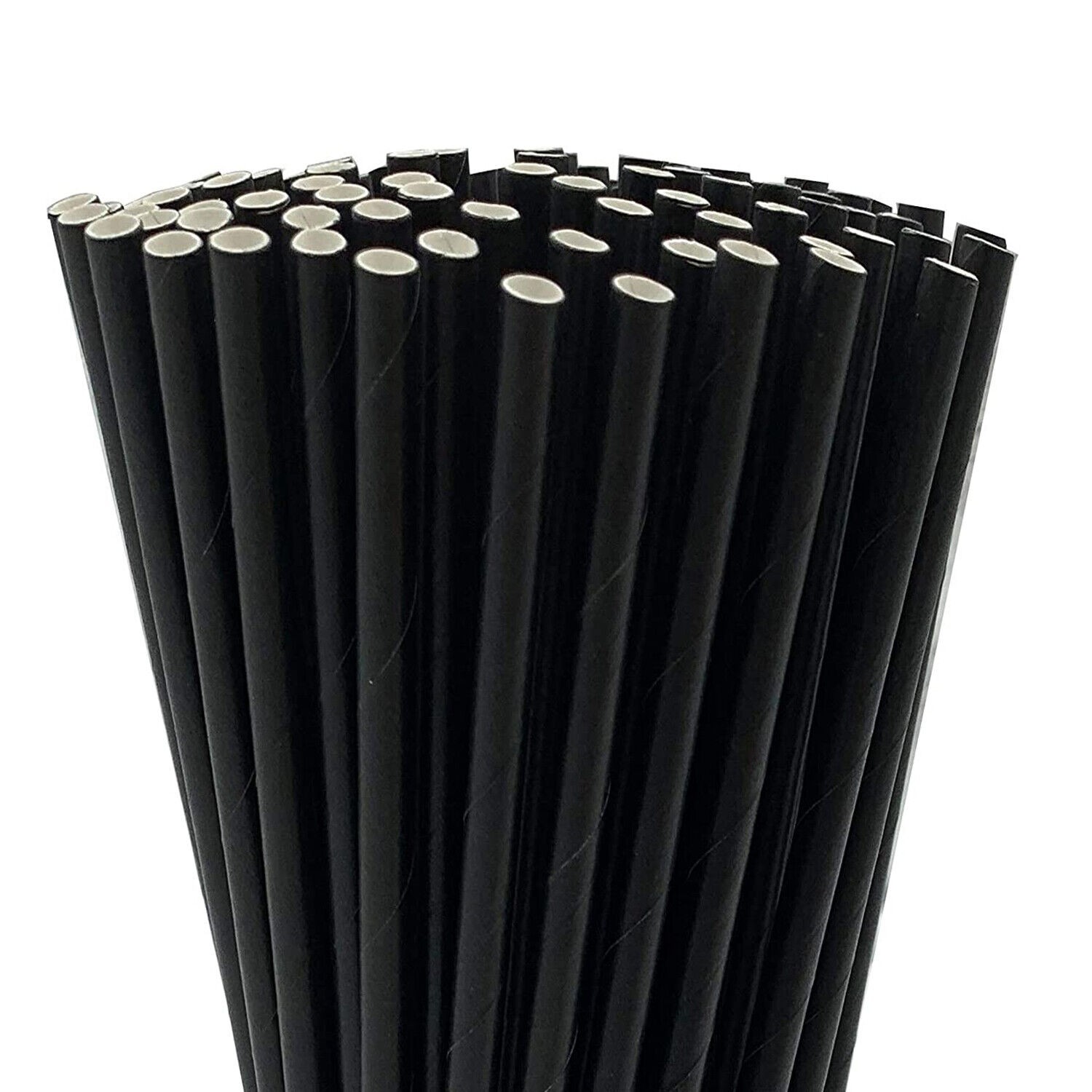 6.0*145/197/210/220/240/250 mm black color paper straw