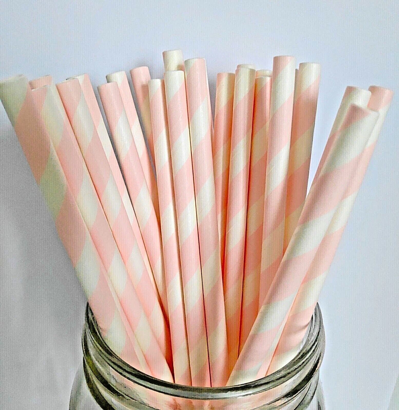 6.0*145/197/210/220/240/250 mm striped paper straw