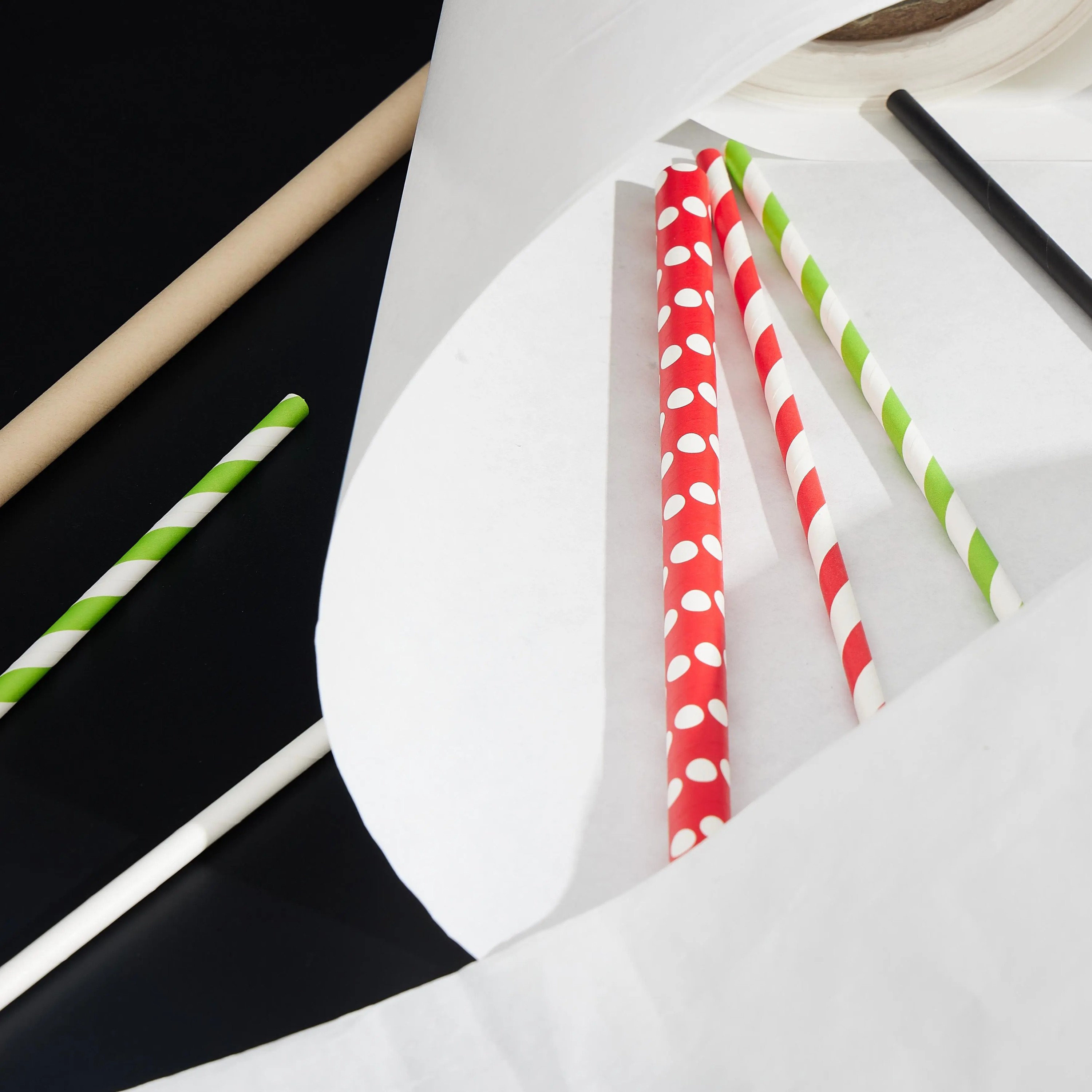 8.0*145/197/210/220/240/250 mm bent paper straw