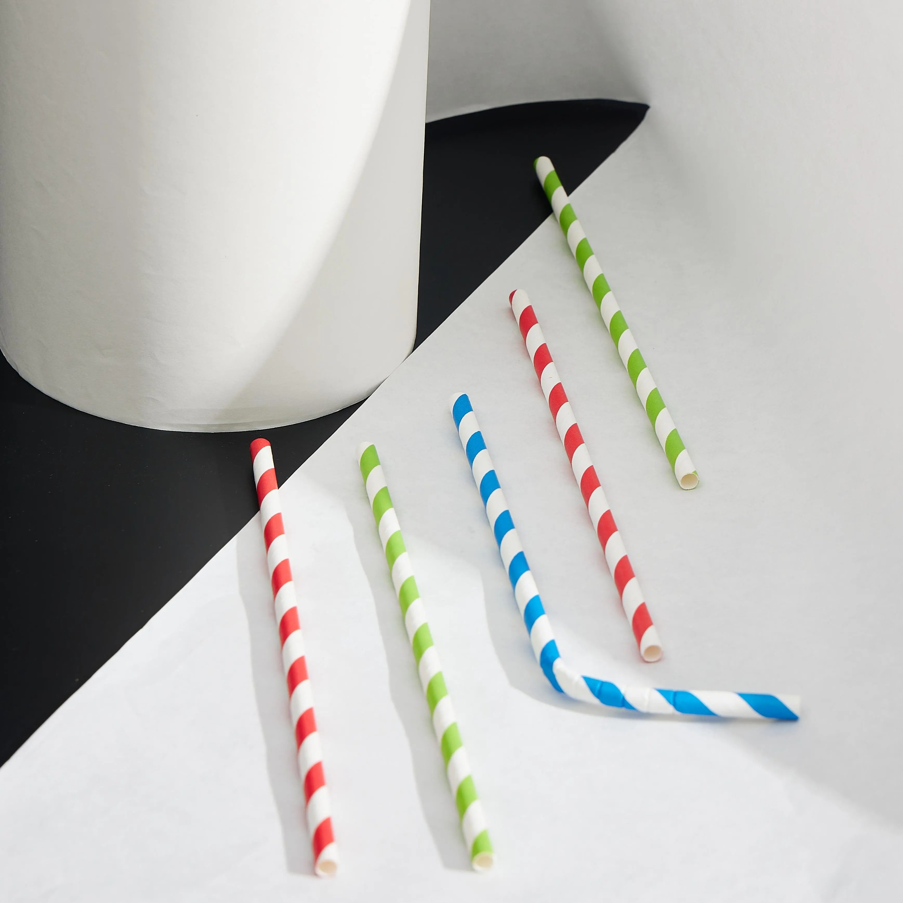 12.0*145/197/210/220/240/250 mm bent paper straw