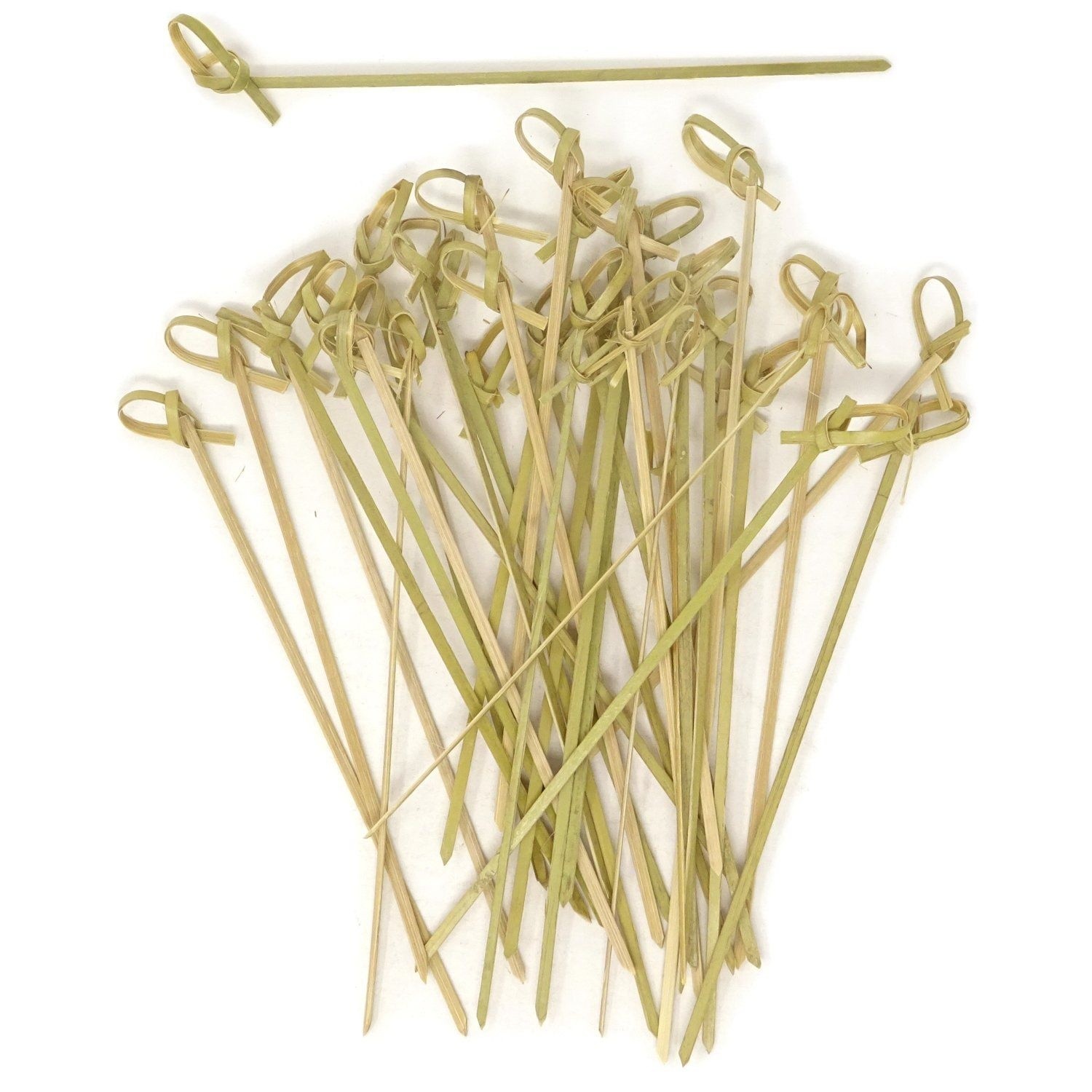 6/9/10/12/15/18cm Natural bamboo knotted pick