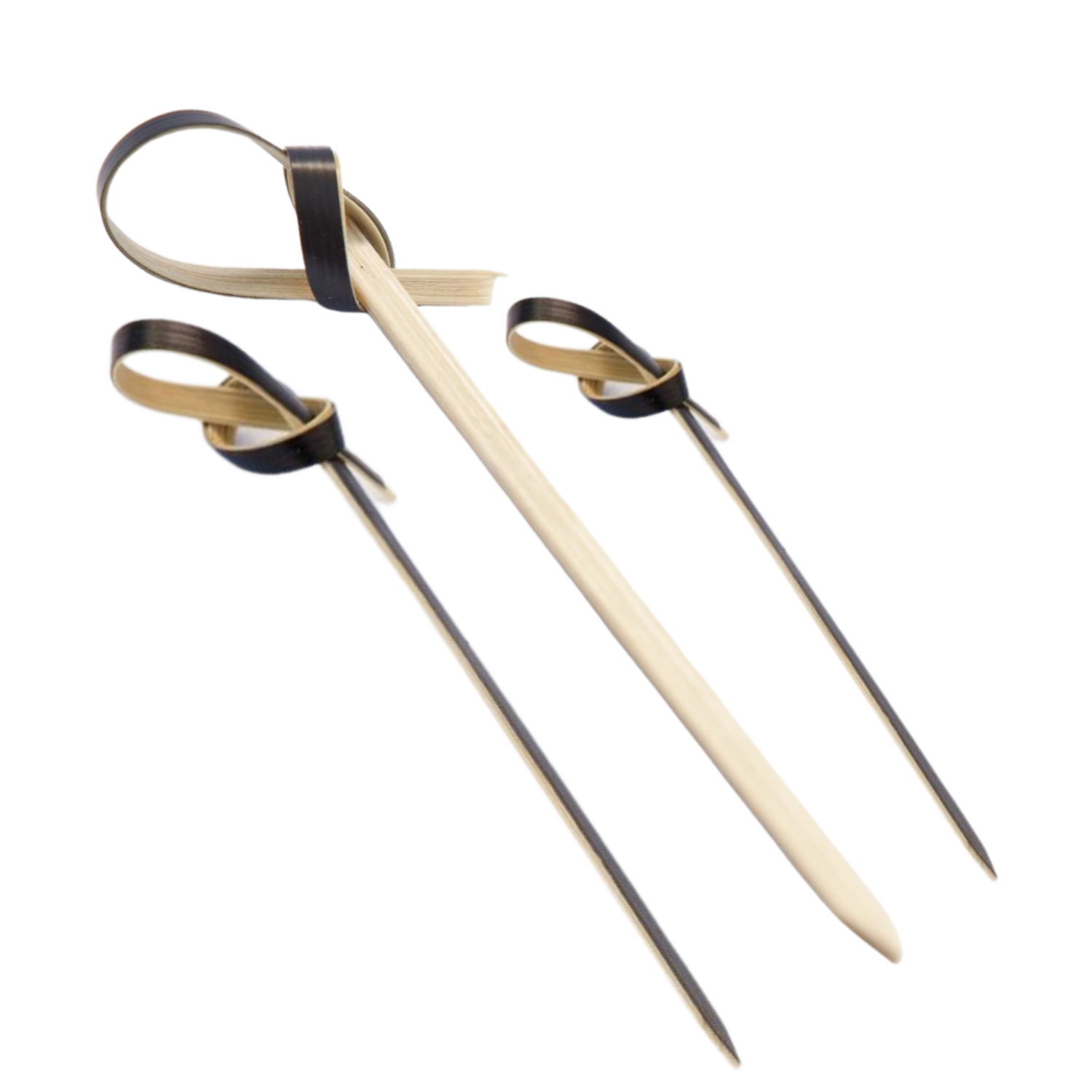 6/9/10/12/15/18cm Black bamboo knotted pick