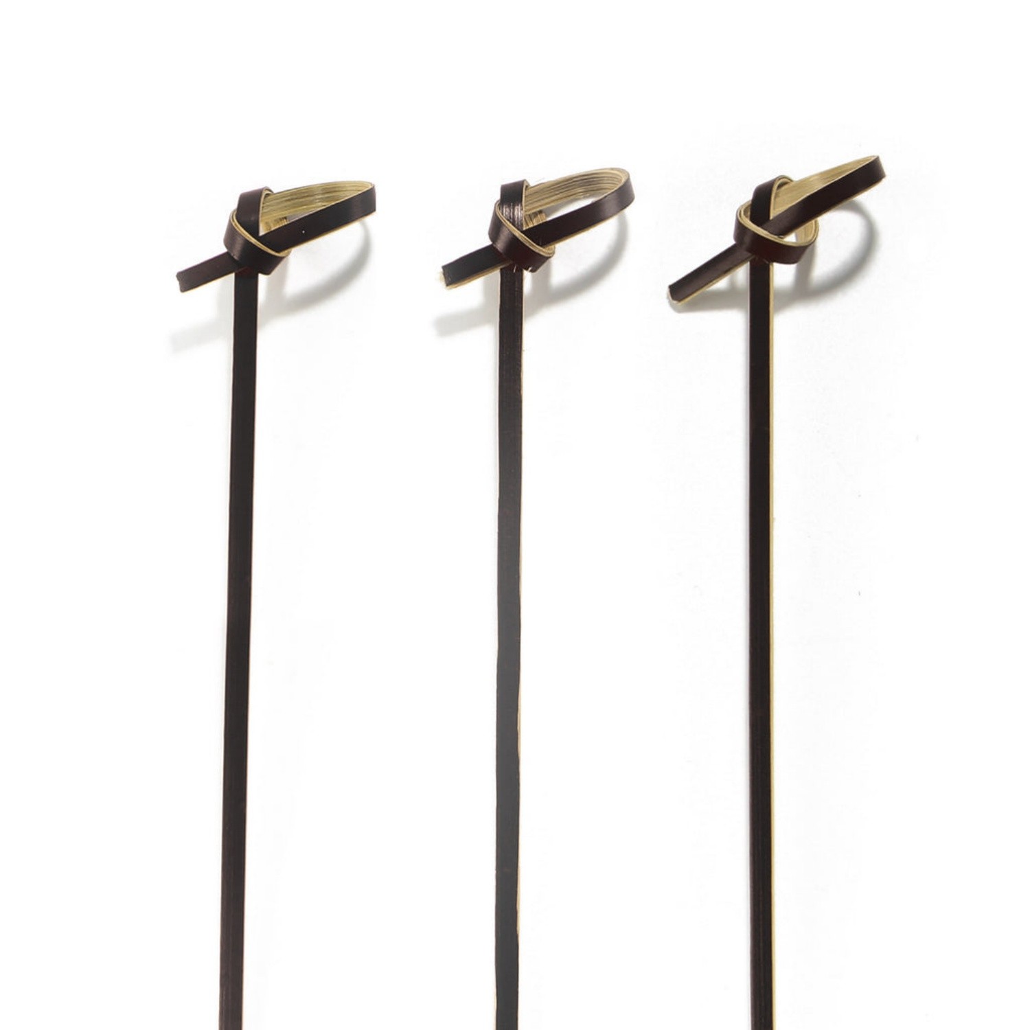 6/9/10/12/15/18cm Black bamboo knotted pick
