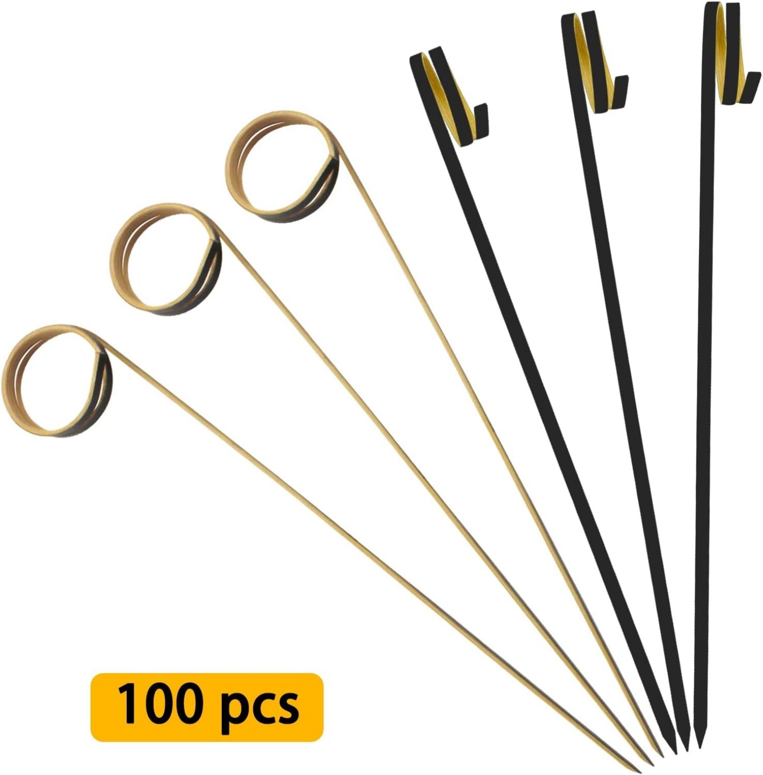 6/9/10/12/15/18cm Black bamboo ring stick