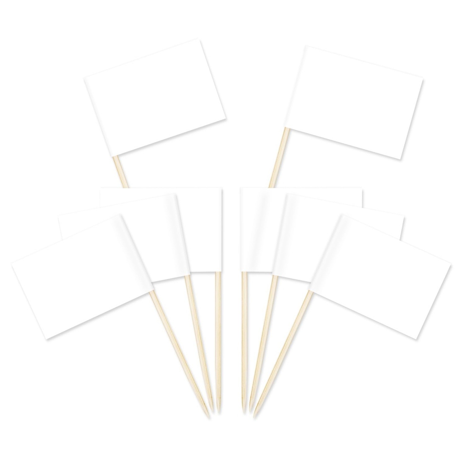 65/100mm Bamboo flag picks