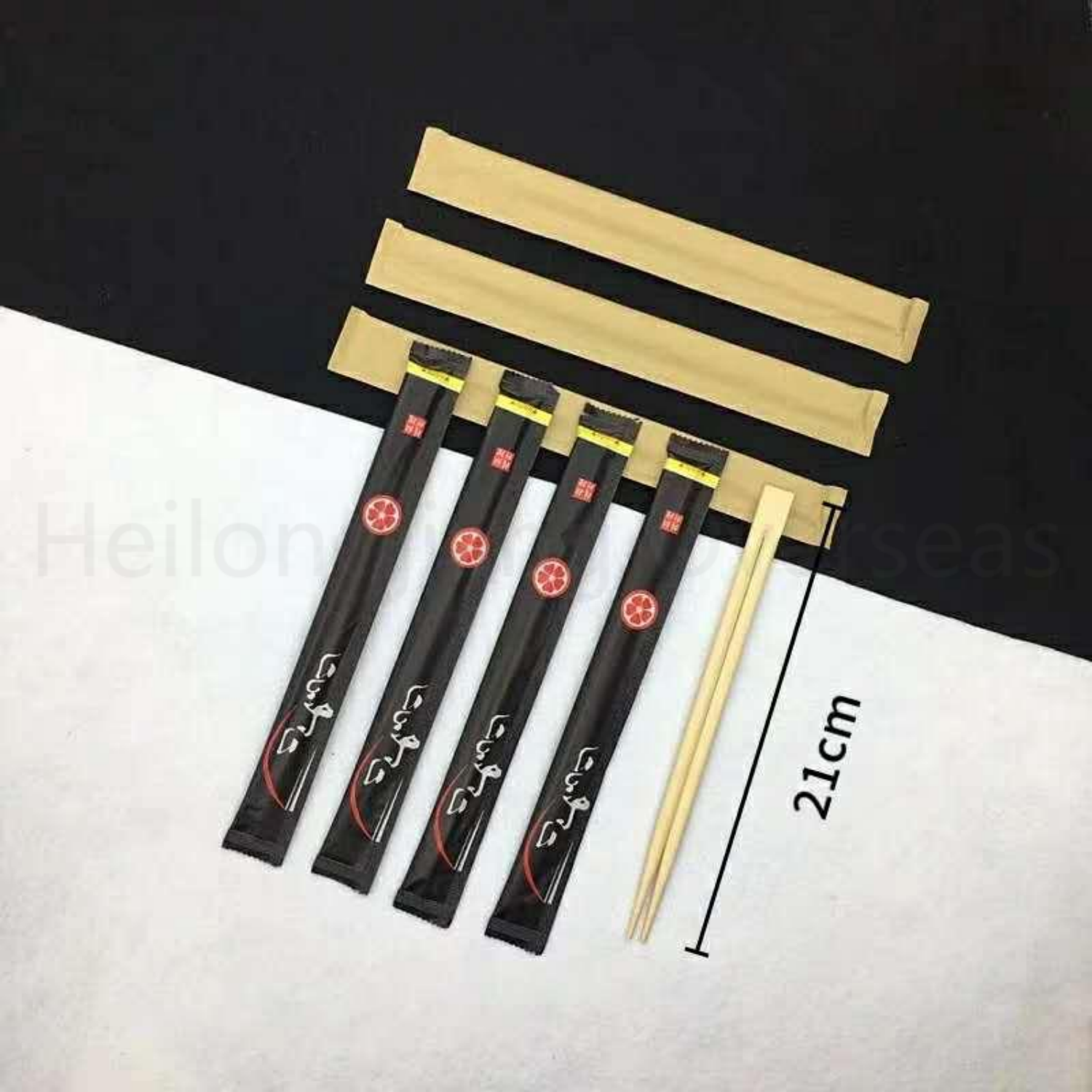 4.0/5.0*210mm Bamboo twins chopsticks