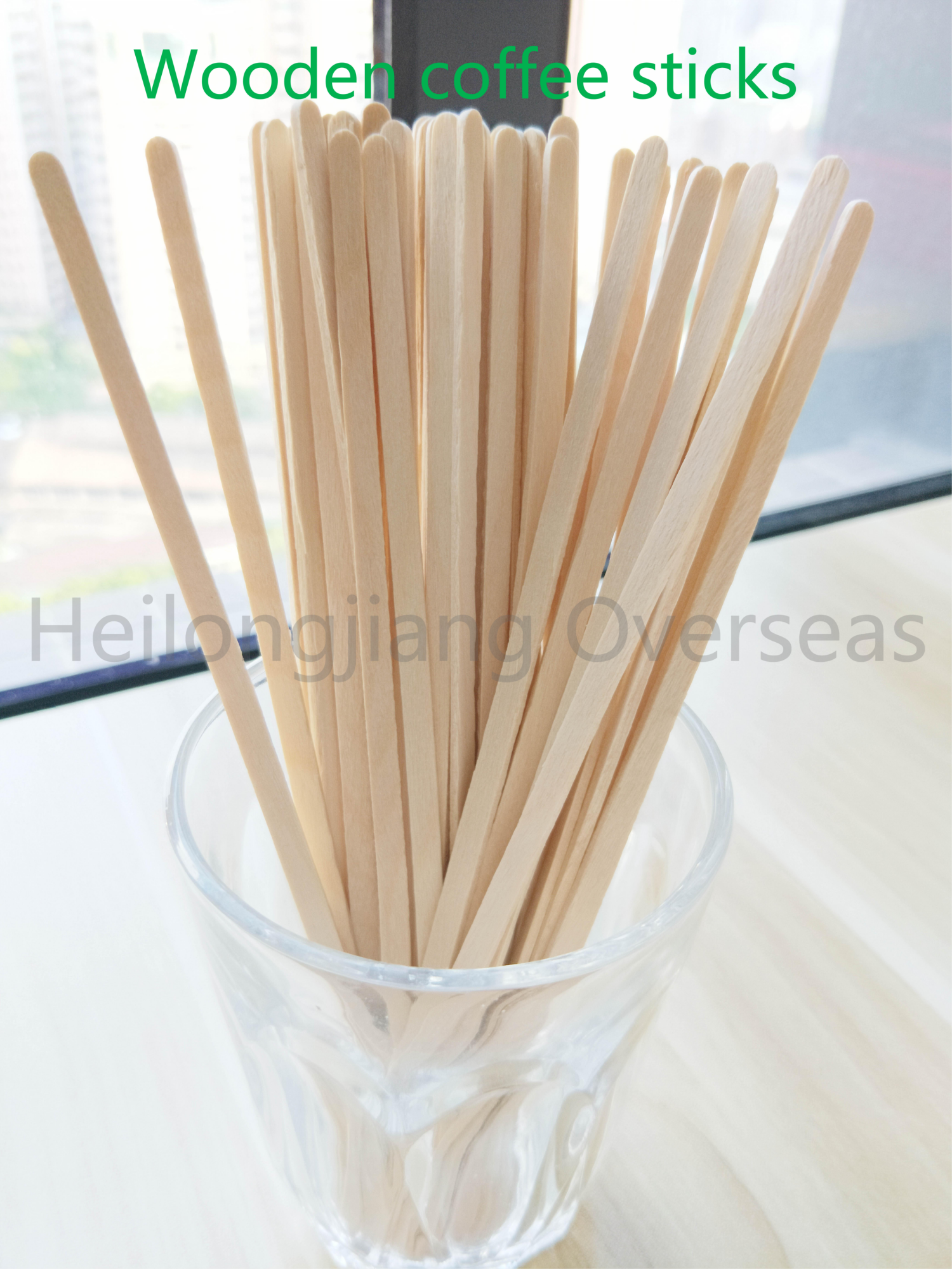110*5*1mm round end wooden coffee stirrer