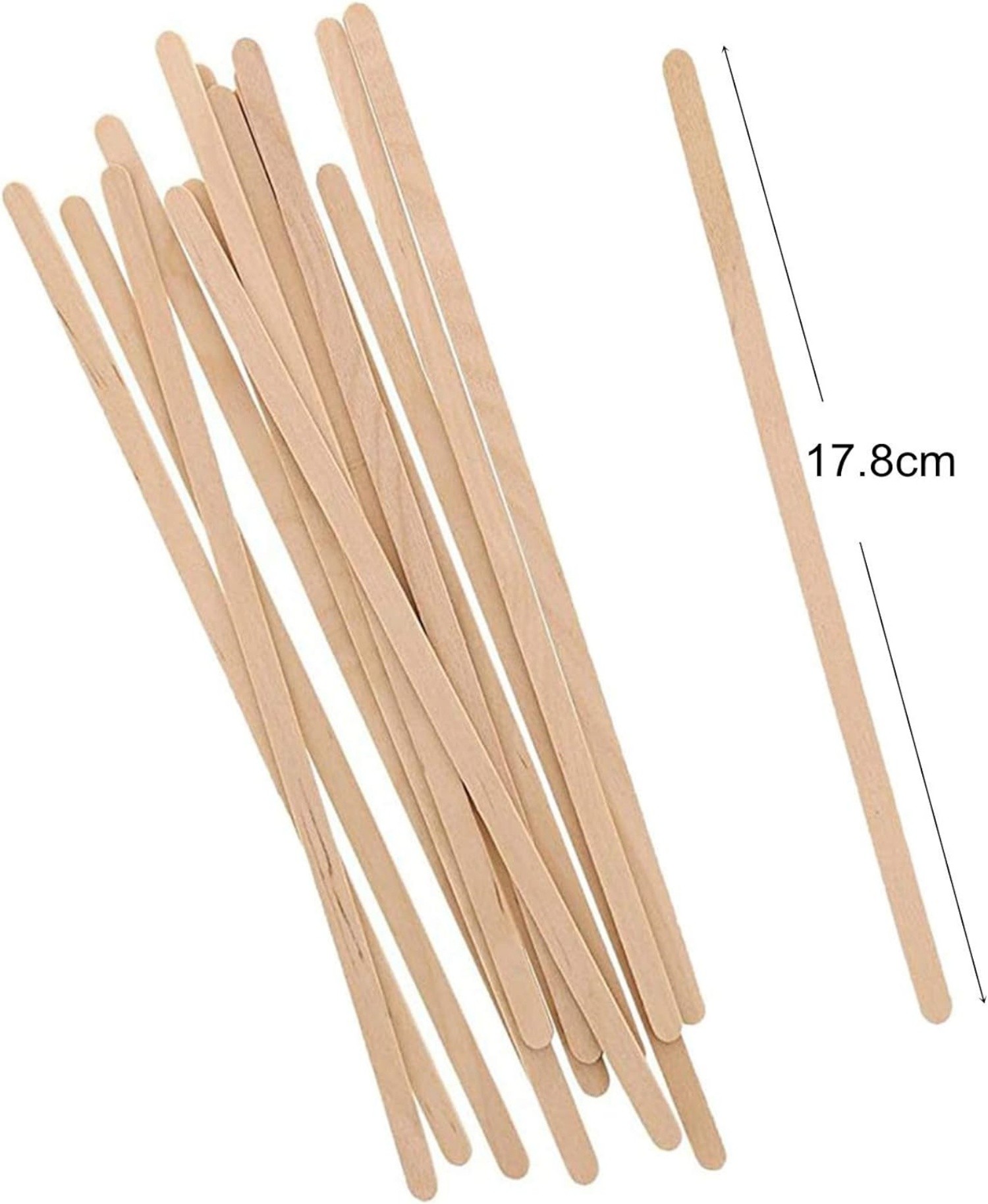 178*5*1.3mm round end wooden coffee stirrer