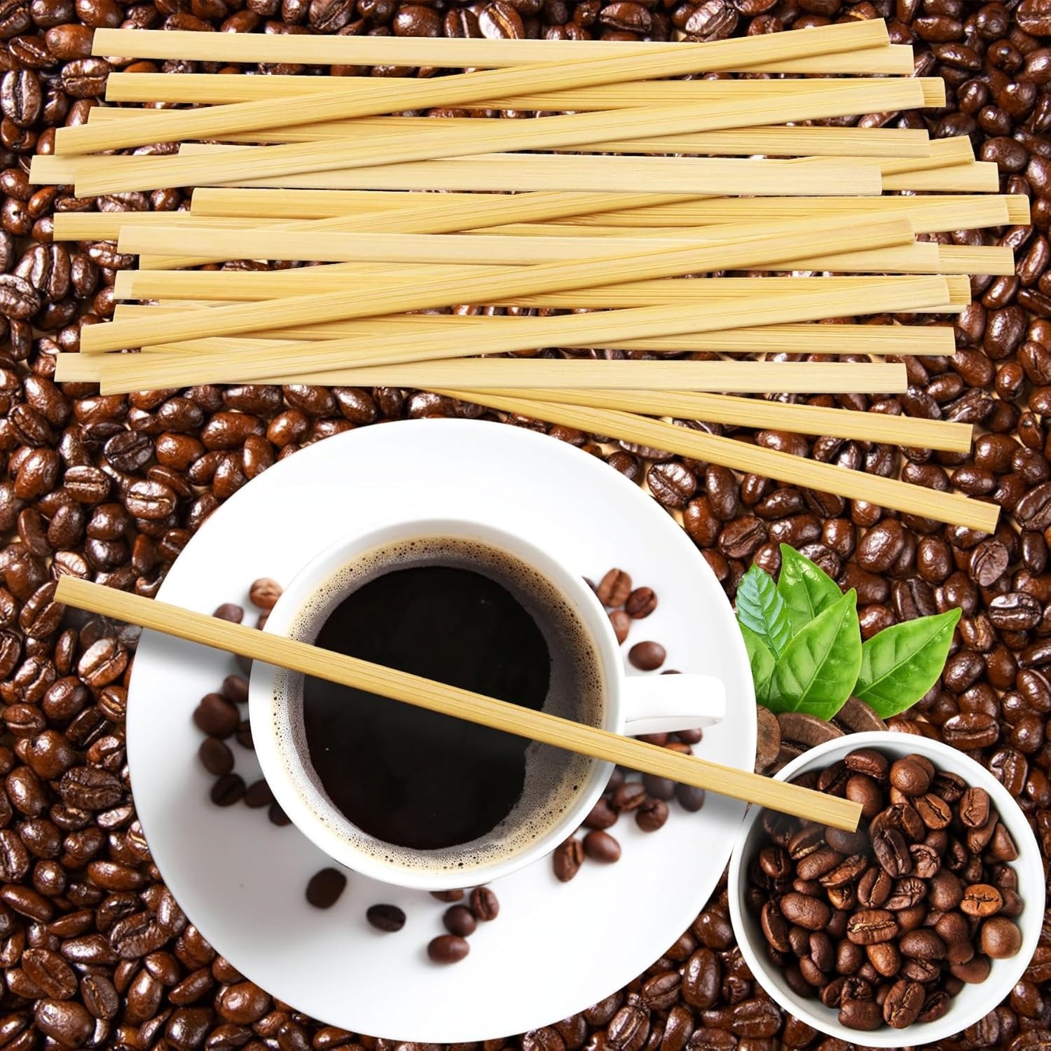 140*4.5*1.3mm square end individual pack bamboo coffee stirrer 