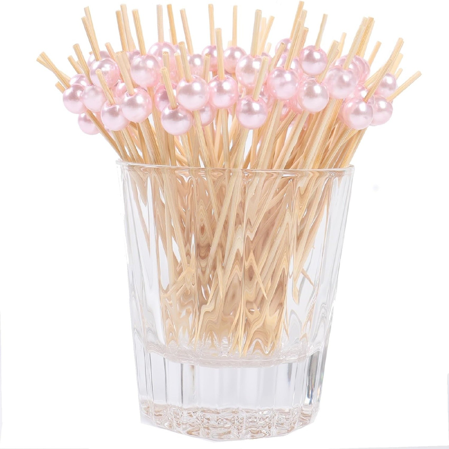 90/120mm Pearl beaded bamboo skewer