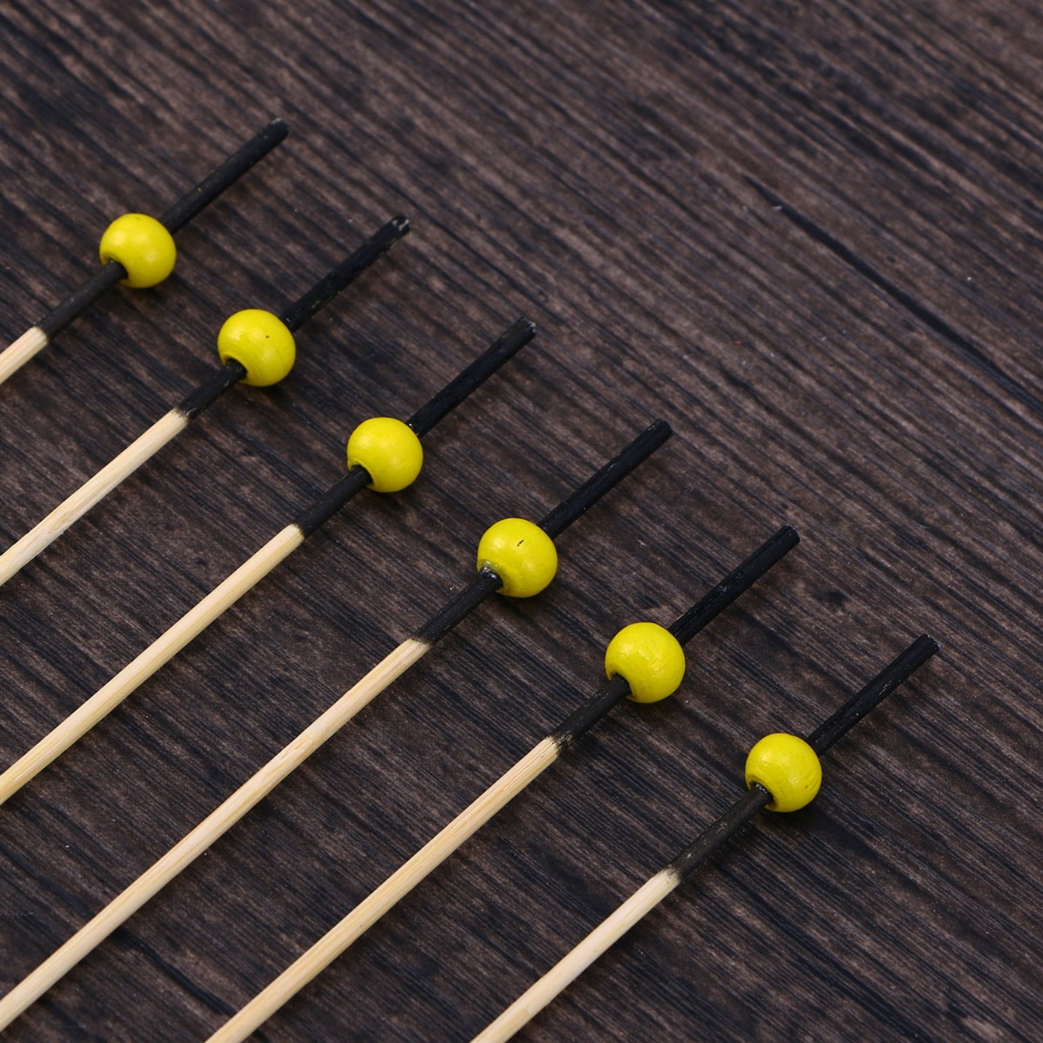 90/120mm Red beaded bamboo skewer