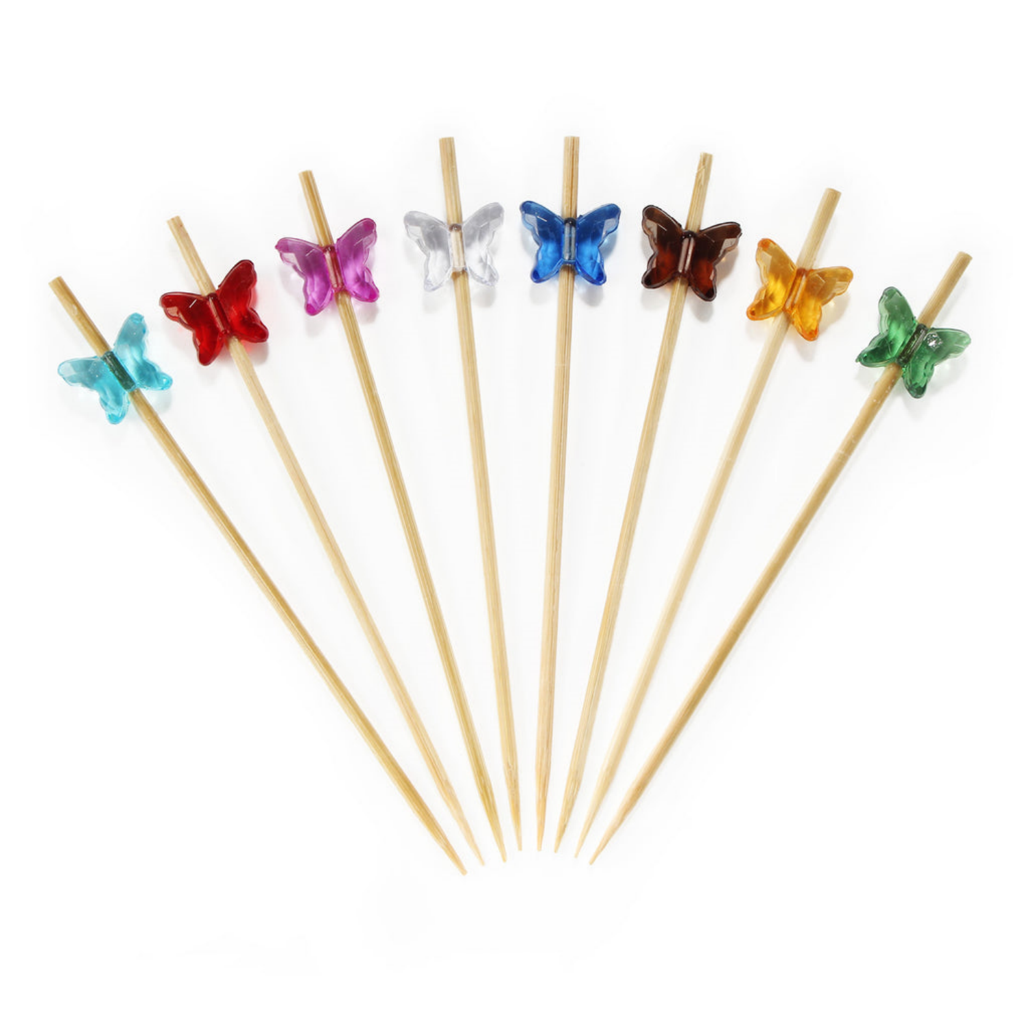 90/120mm Crystal beaded bamboo skewer