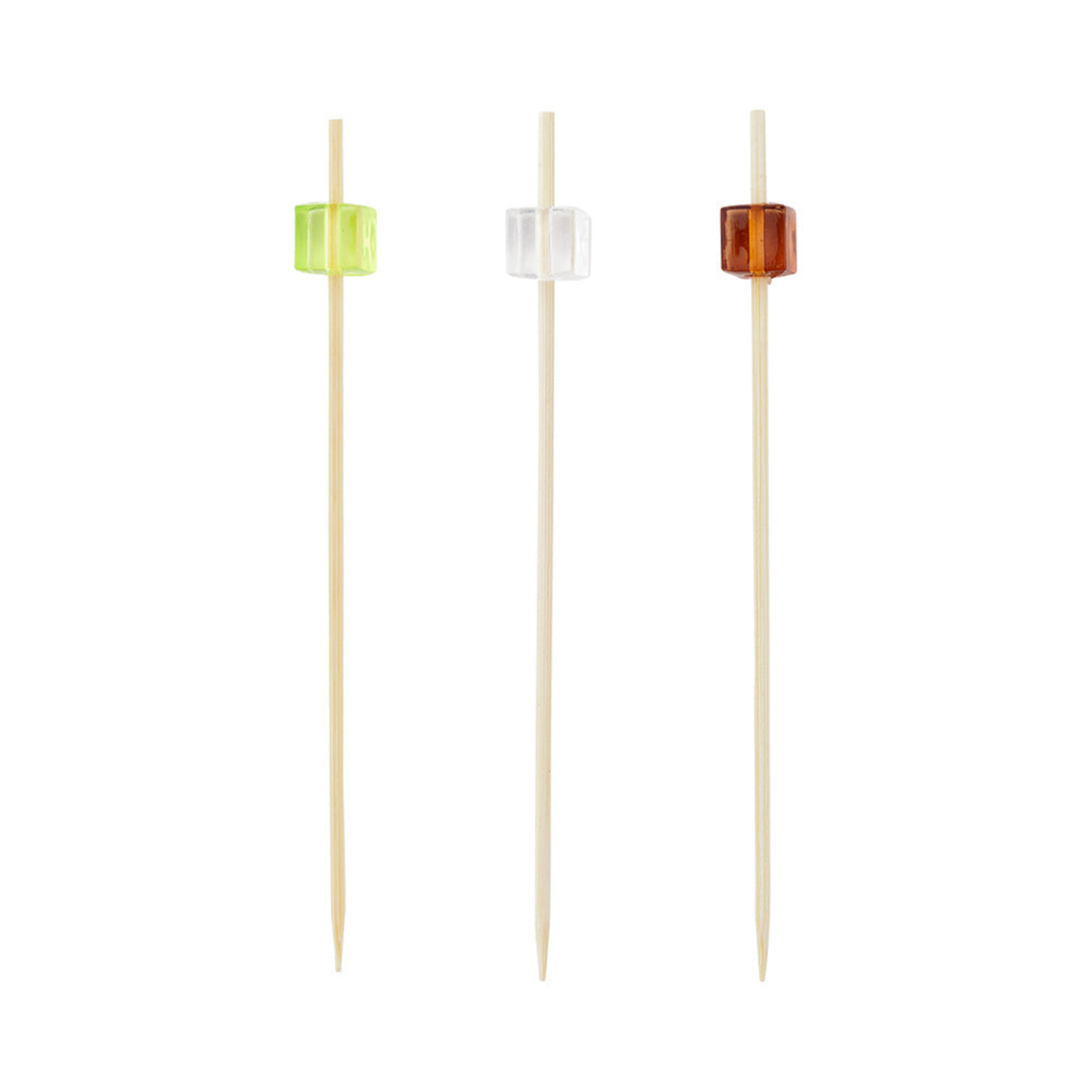90/120mm Crystal beaded bamboo skewer