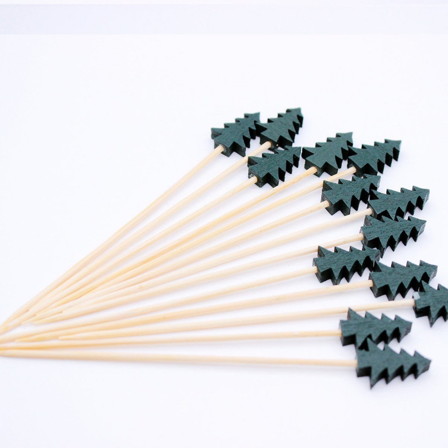 90/120mm Christmas beaded bamboo skewer