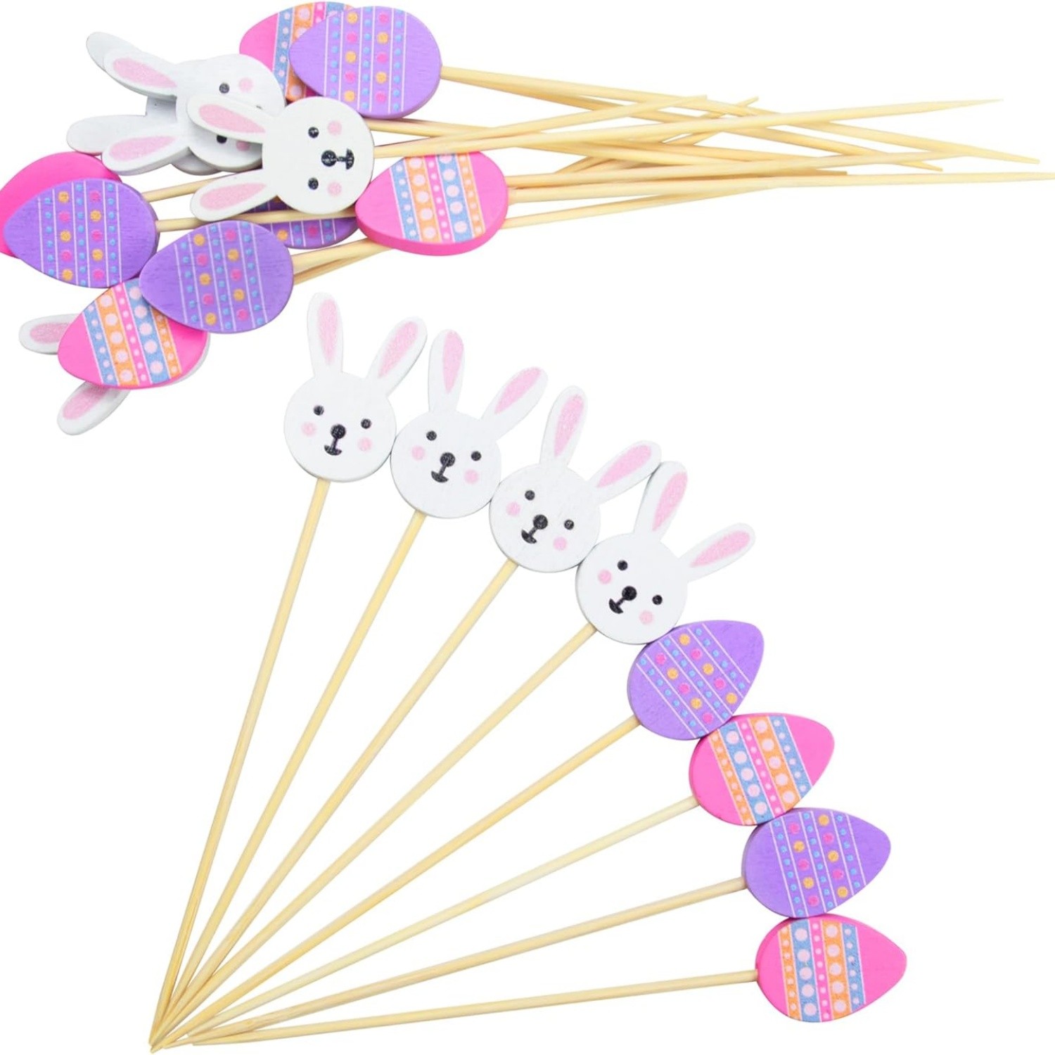 90/120mm Easter beaded bamboo skewer