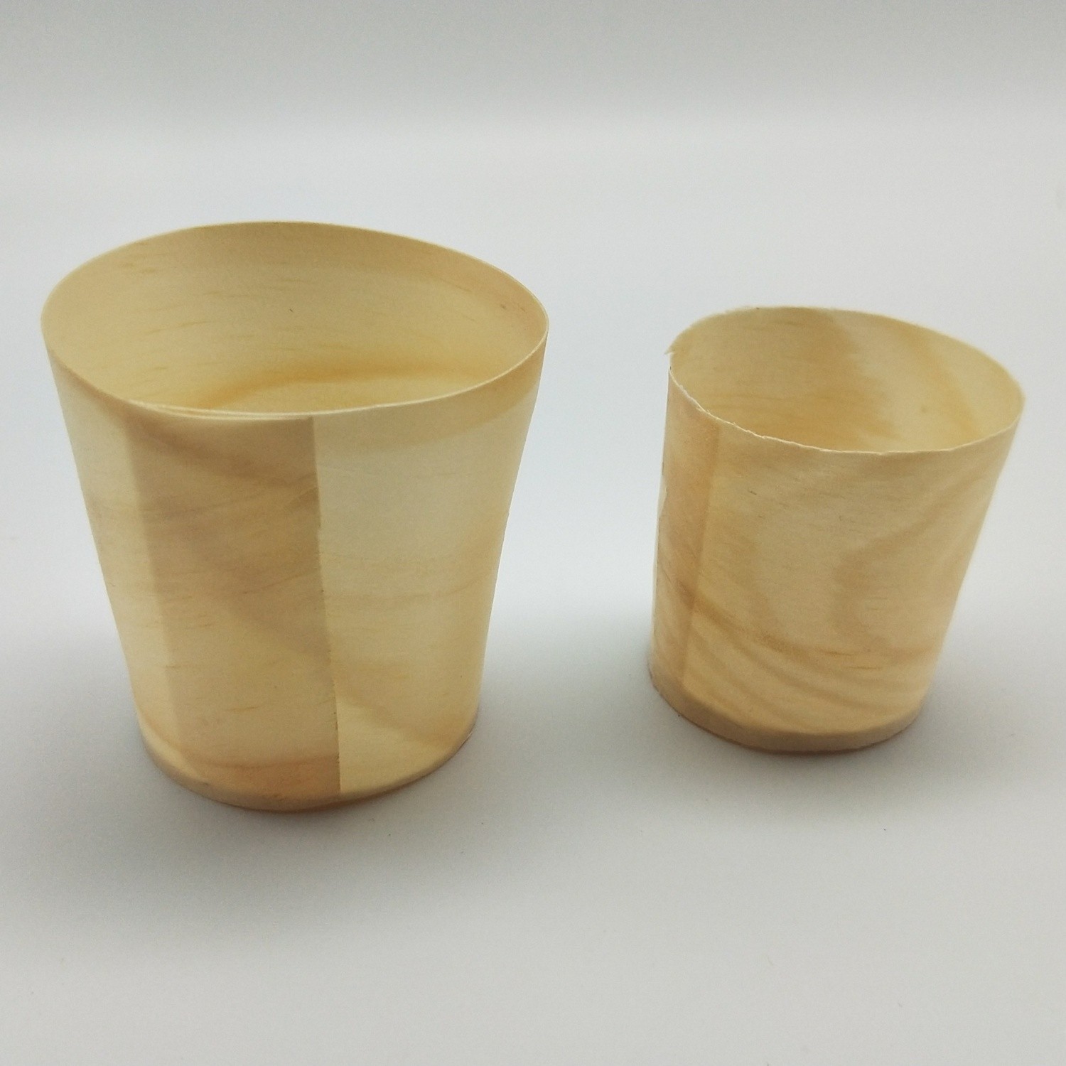55/60/80mm disposable wooden cup
