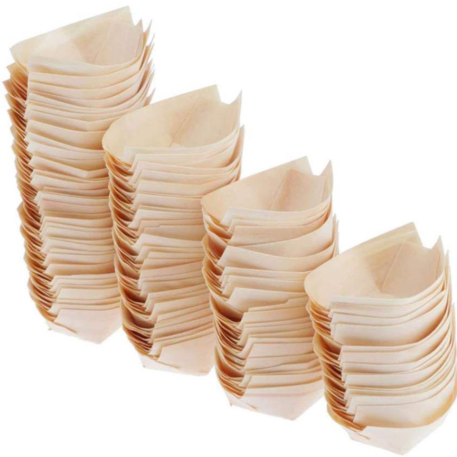 2.5/3/3.5/4/5/6/7/8/9 inch disposable wooden boat