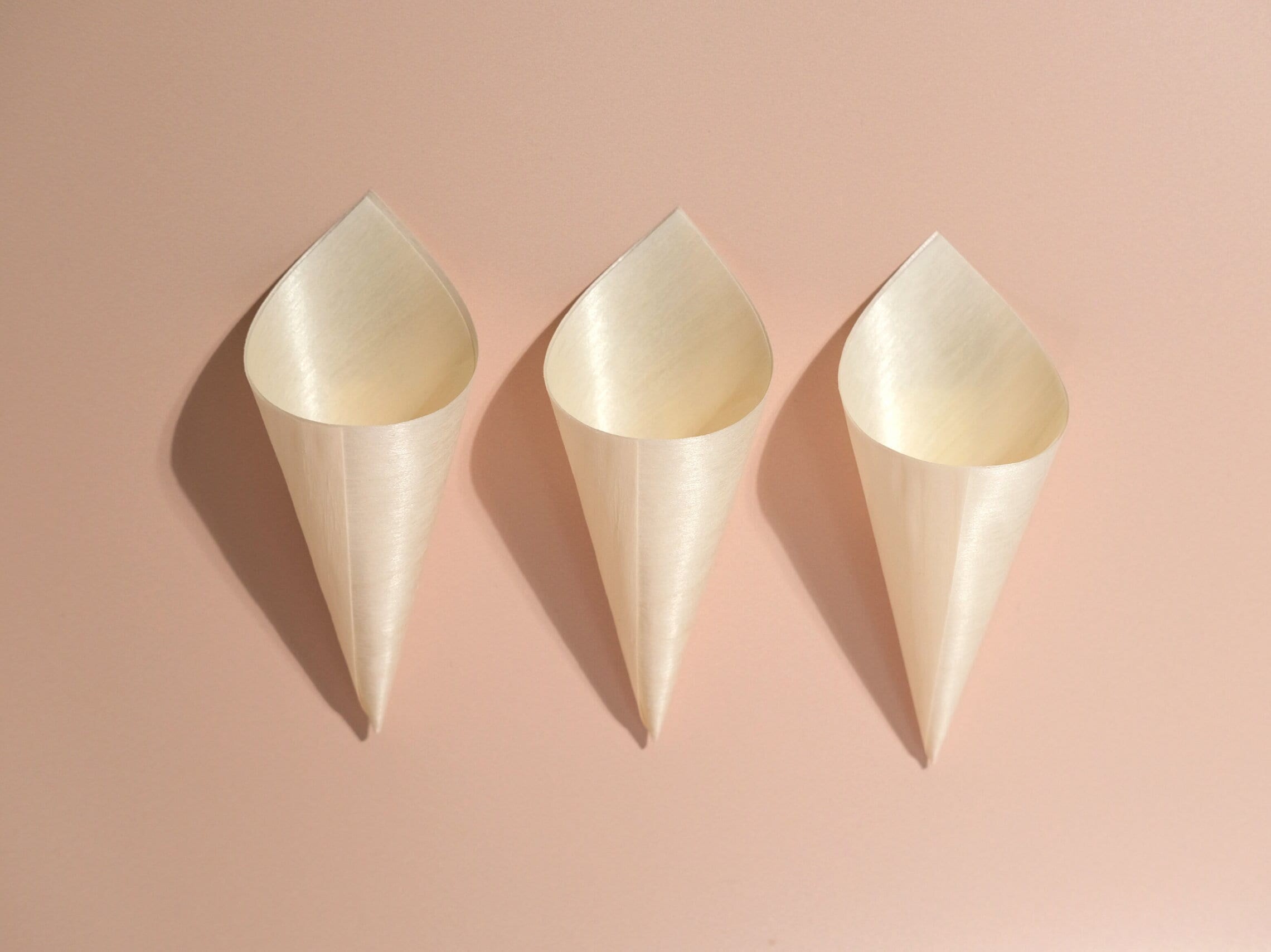 85/125/155/170/185/195/220/240 disposable wooden cone