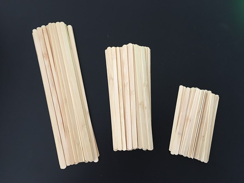 110mm round end bamboo coffee stirrer