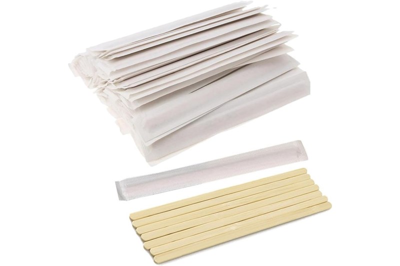 178*5*1.5mm round end individual pack bamboo coffee stirrer 