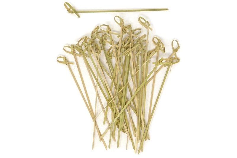 6/9/10/12/15/18cm Natural bamboo knotted pick